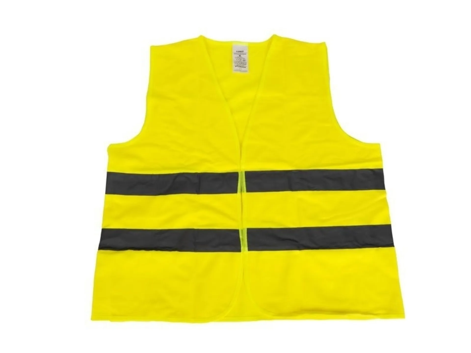 Warnwesten Set für die ganze Familie - gelb, 2x Erwachsene (1x XL/1x XXL) + 2x Kinder