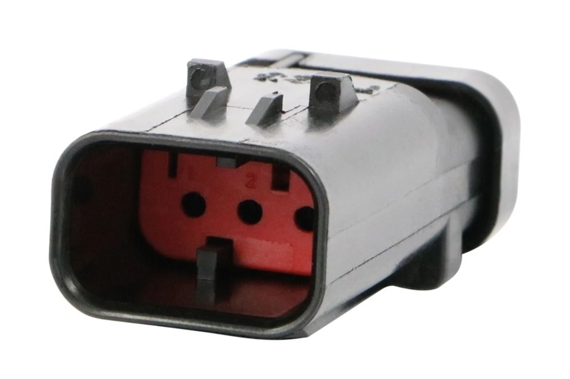 AMPSeal 16 - Boîtier de connecteur à 3 broches, Key A rouge, 3 broches