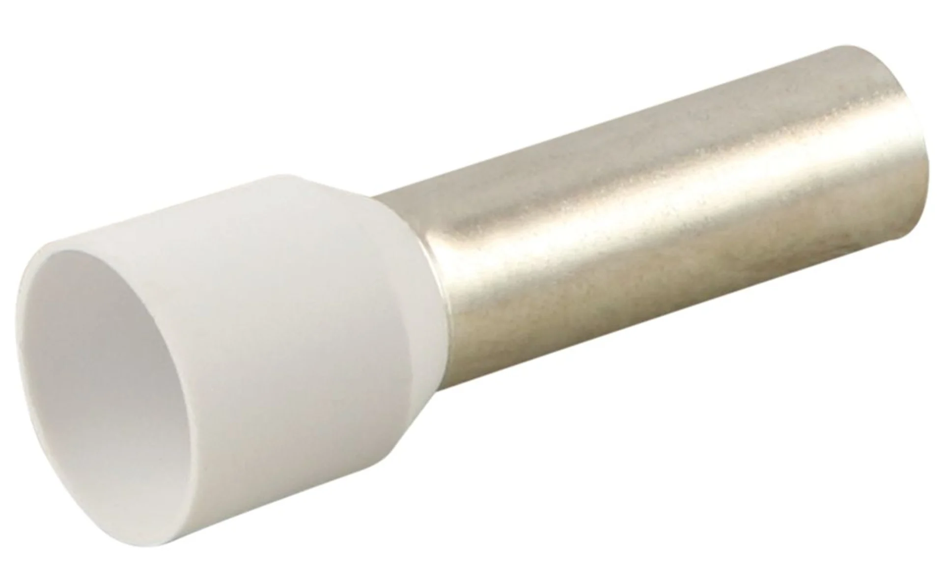 Ader Endhülsen isoliert 16 mm2 elfenbein 18 mm DIN 46228 Kupfer verzinnt, Hülsenlänge 18 mm