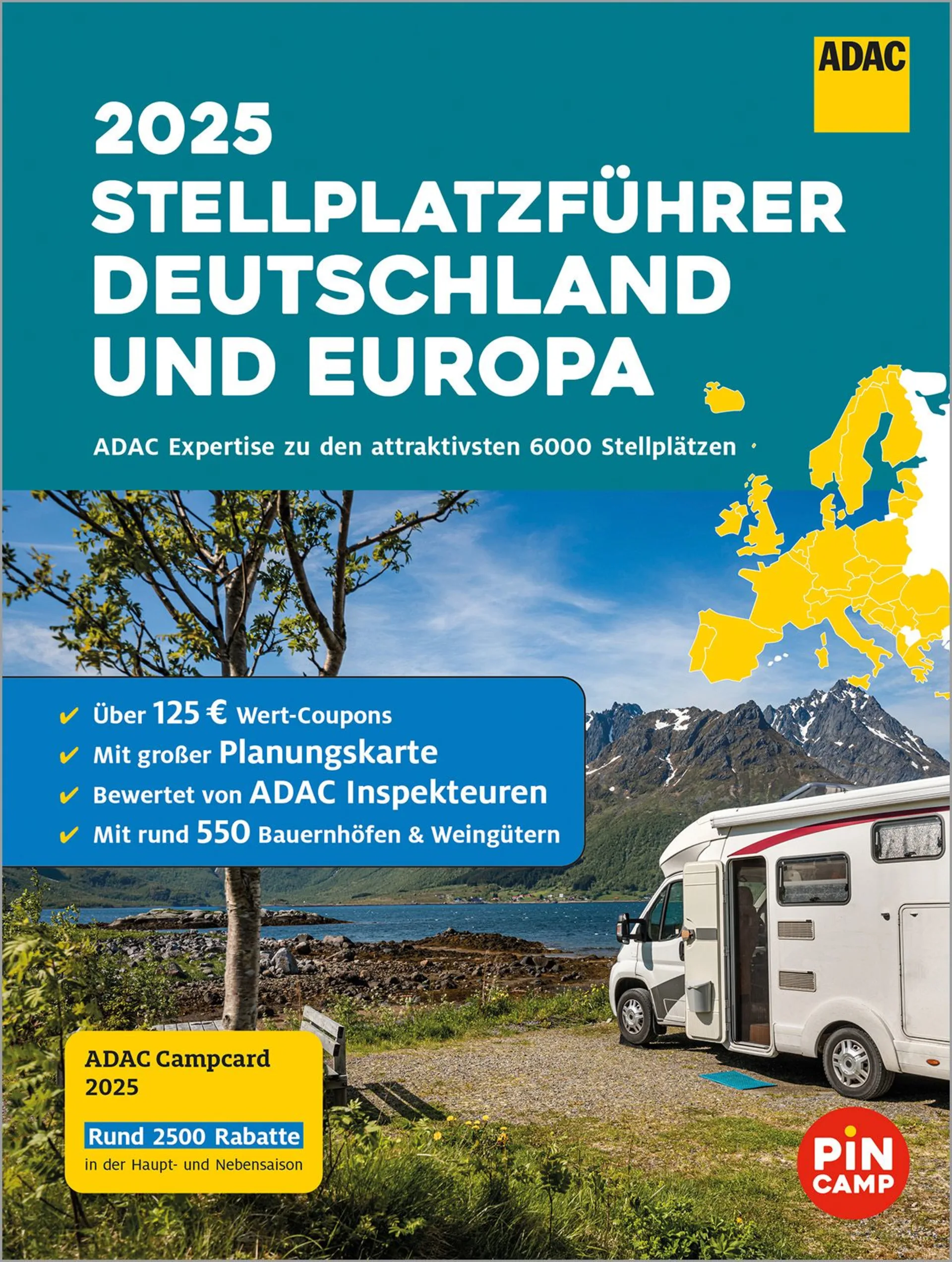Stellplatzführer 2025 Deutschland und Europa