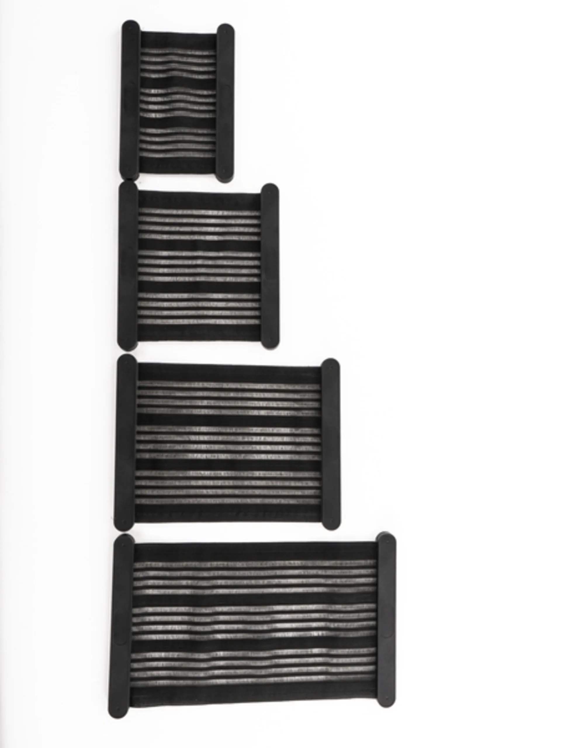 Filet de rangement noir avec 35 cm d'espace de rangement