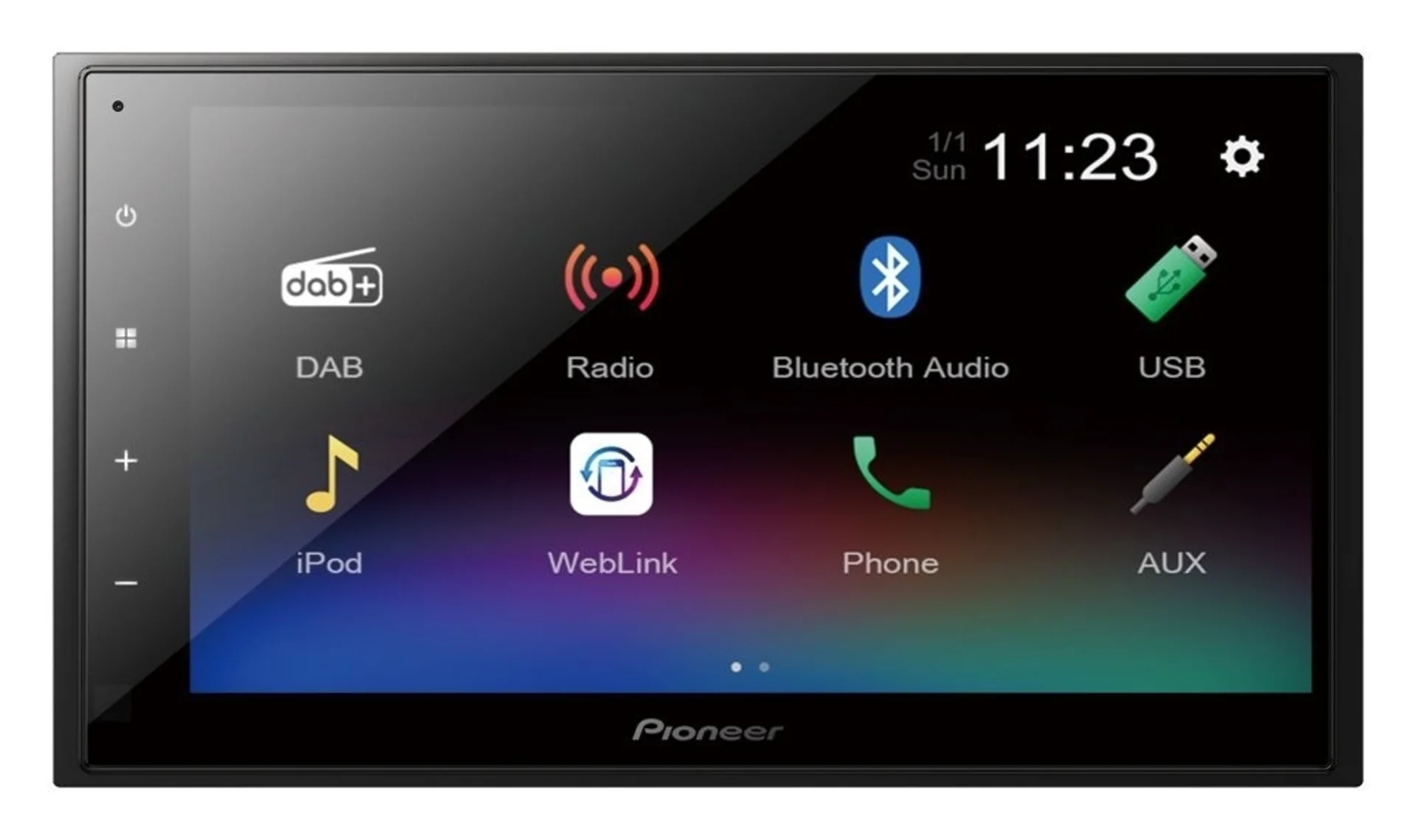 Pioneer 6,8- Mediacenter mit DAB und Weblink 2.0
