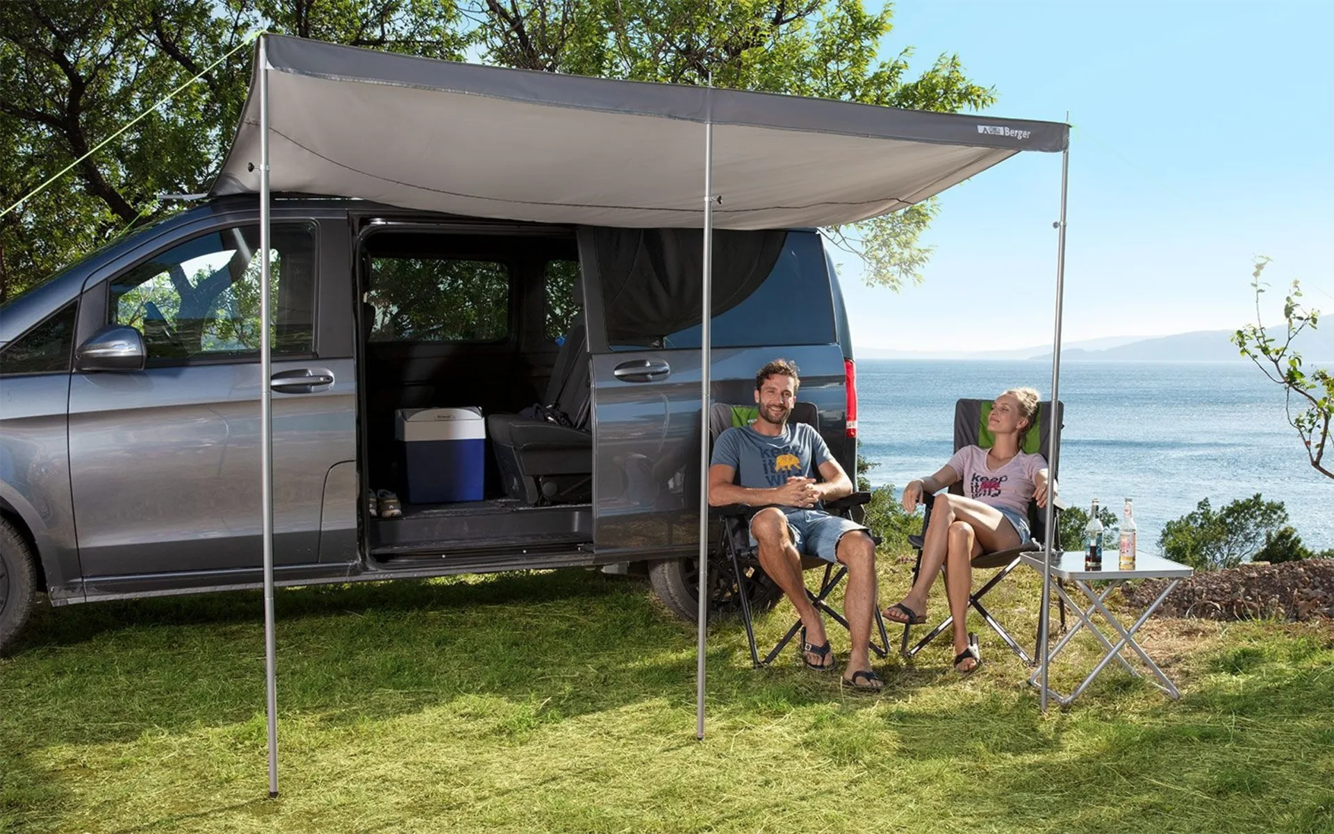 Berger Sonnenvordach für Bus & Wohnwagen