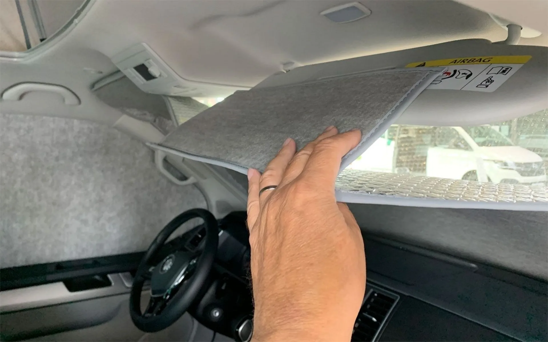 Hindermann Travel Innenisoliermatten Set VW T5 / T6 Fahrerhaus 3-tlg.