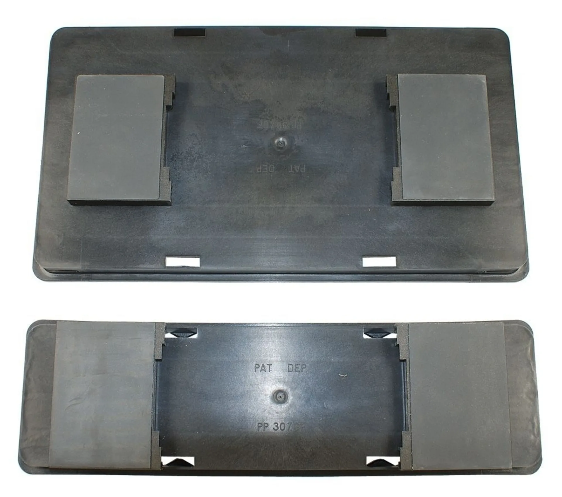 Multifix 2 Garagen-Nummernhalter Hochform. 1x 8x30cm / 1x 16x30cm, magnet., 4 Gummis