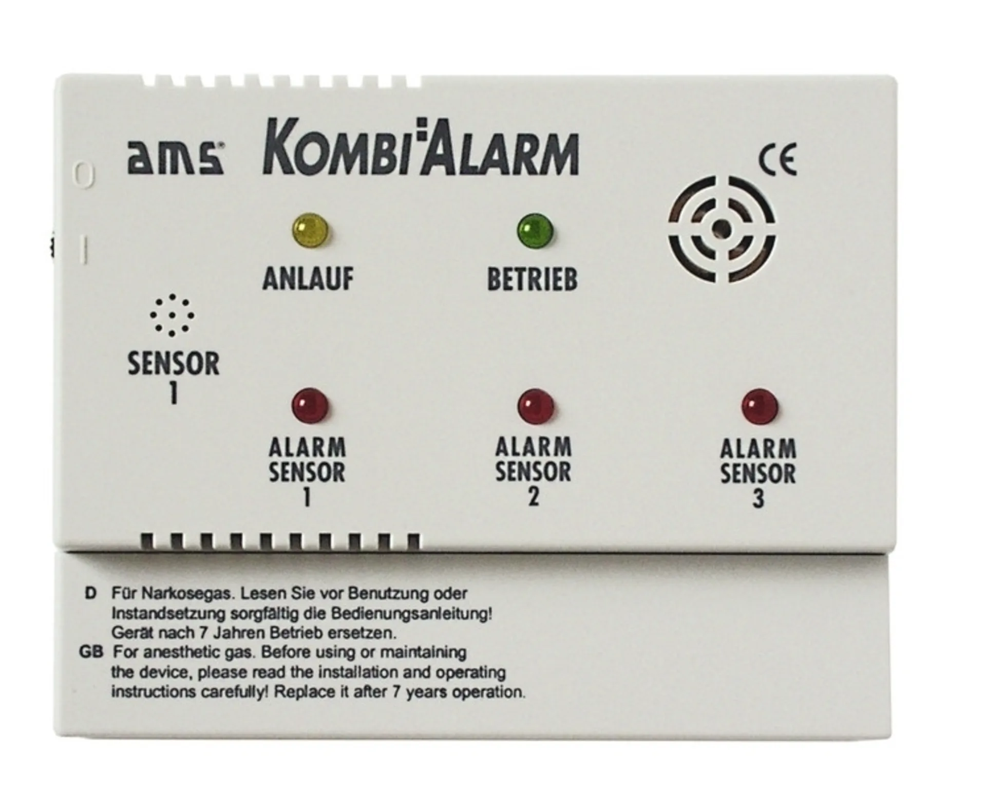 Détecteur de gaz AMS alarme combinée 12V