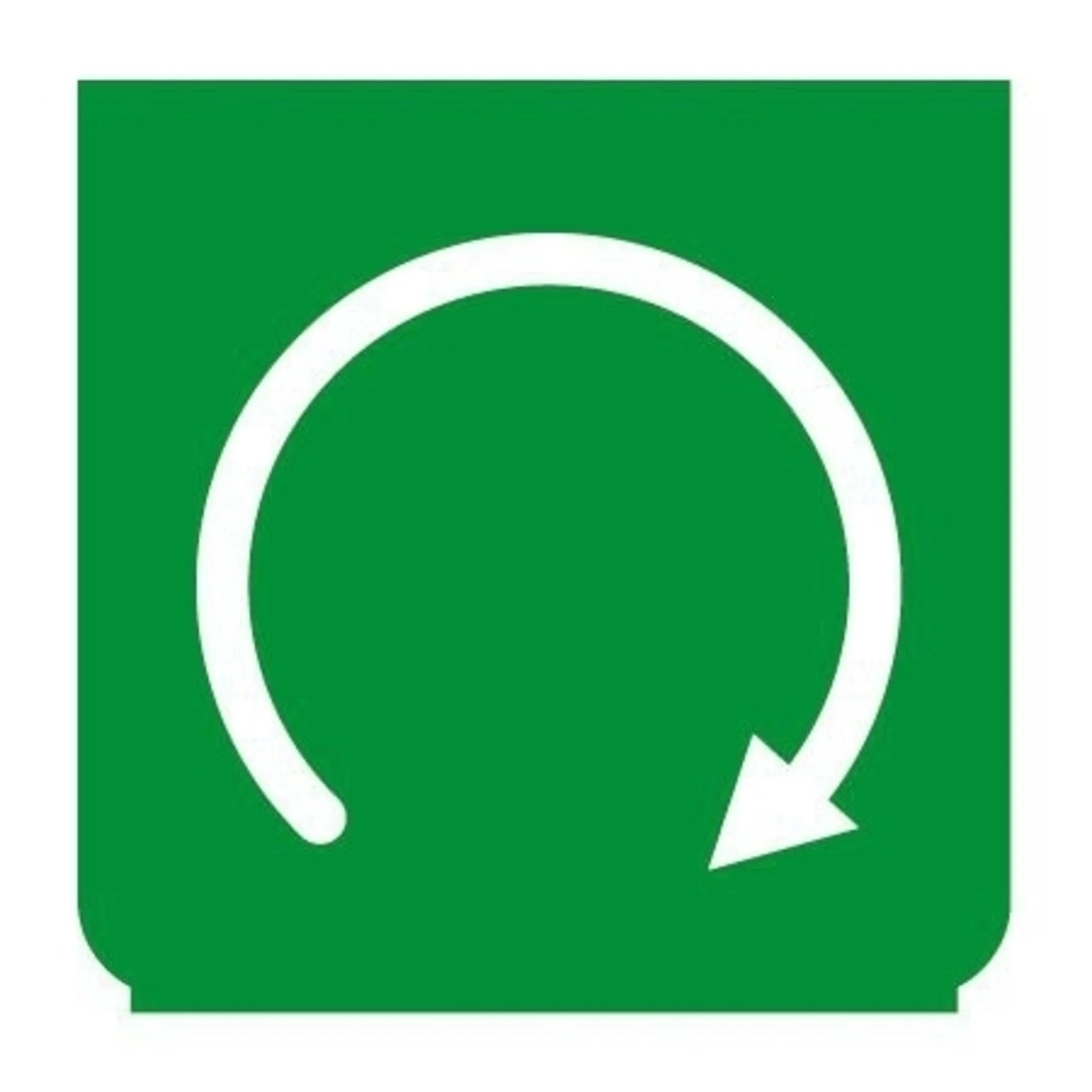 Emblème - démarrage du moteur vert