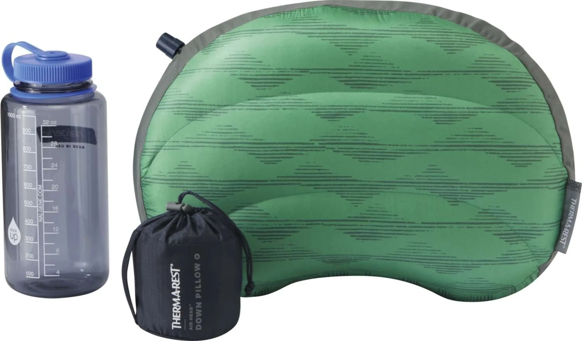 Oreiller en duvet Therm-a-Rest Air Head Green Mountains, taille standard Oreiller en duvet Therm-a-Rest Air Head Green Mountains, taille standard