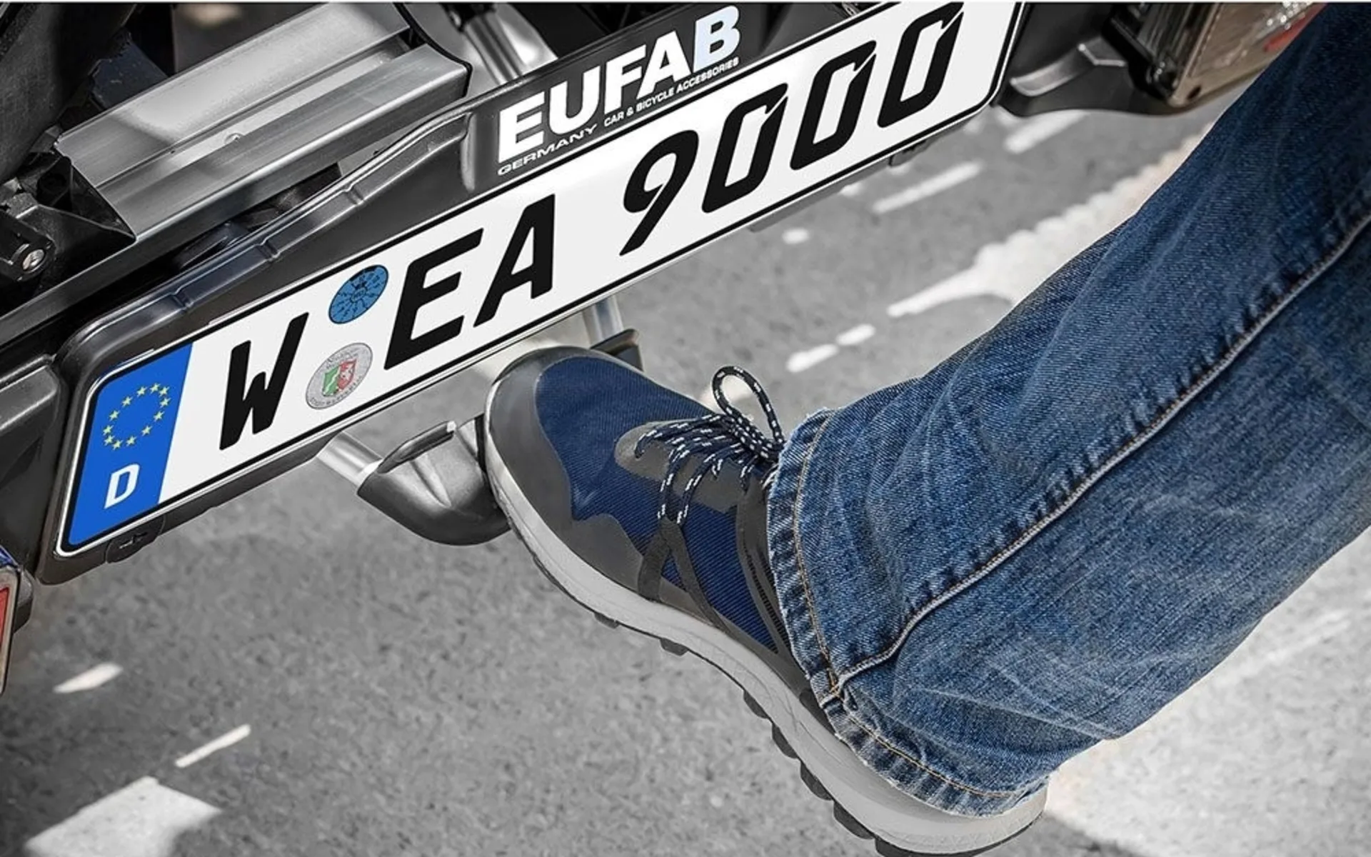 Eufab Premium 2 Plus Fahrradträger für Anhängerkupplung
