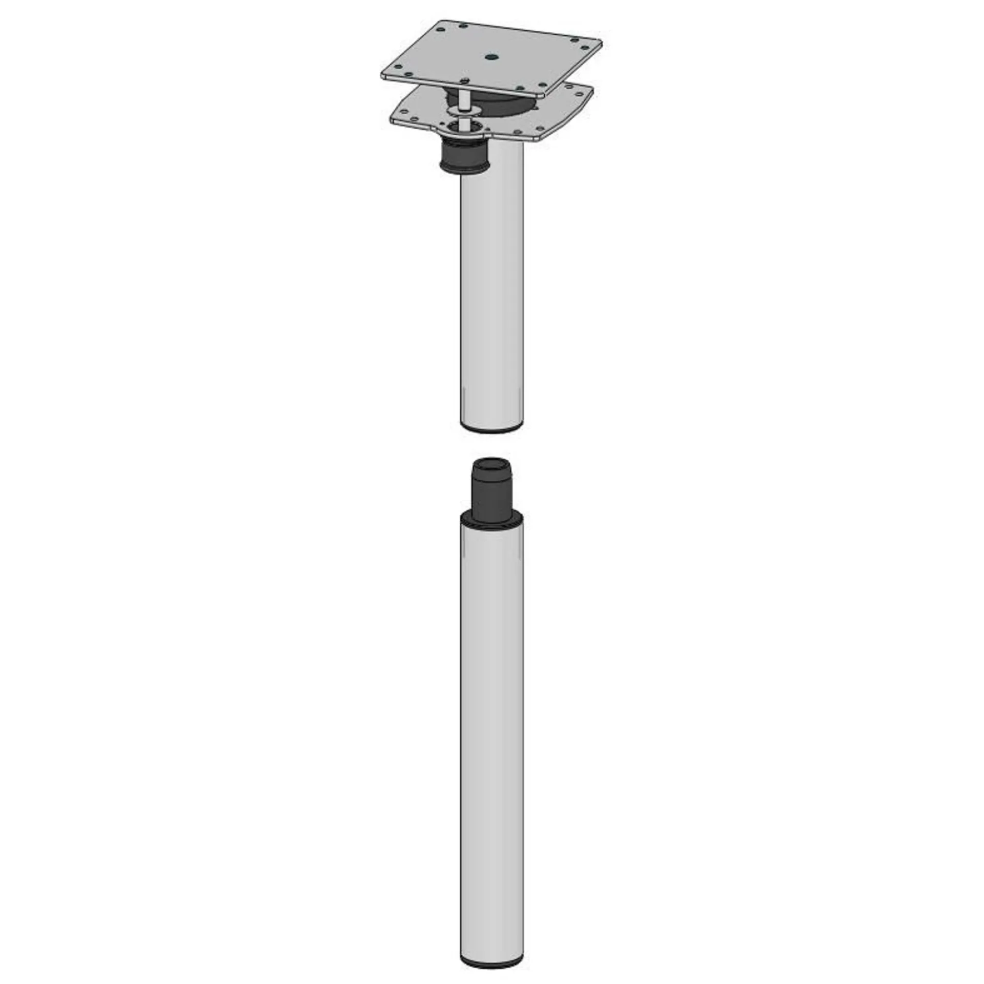 Pied d'alésage avec rotation de 360