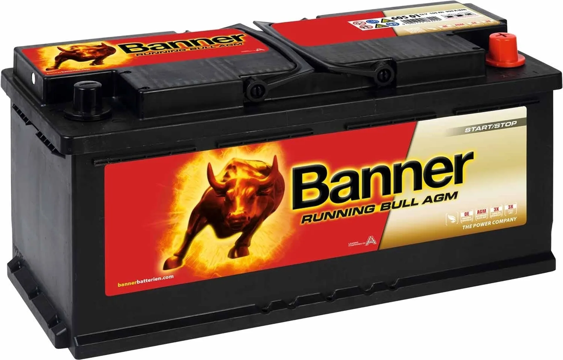 Banner Running Bull AGM 60501 Fahrzeugbatterie 12 V / 105 Ah