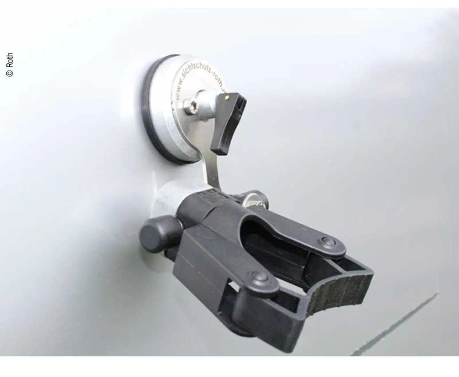Support flexible à ventouse pour mini pomme de douche avec support pivotant