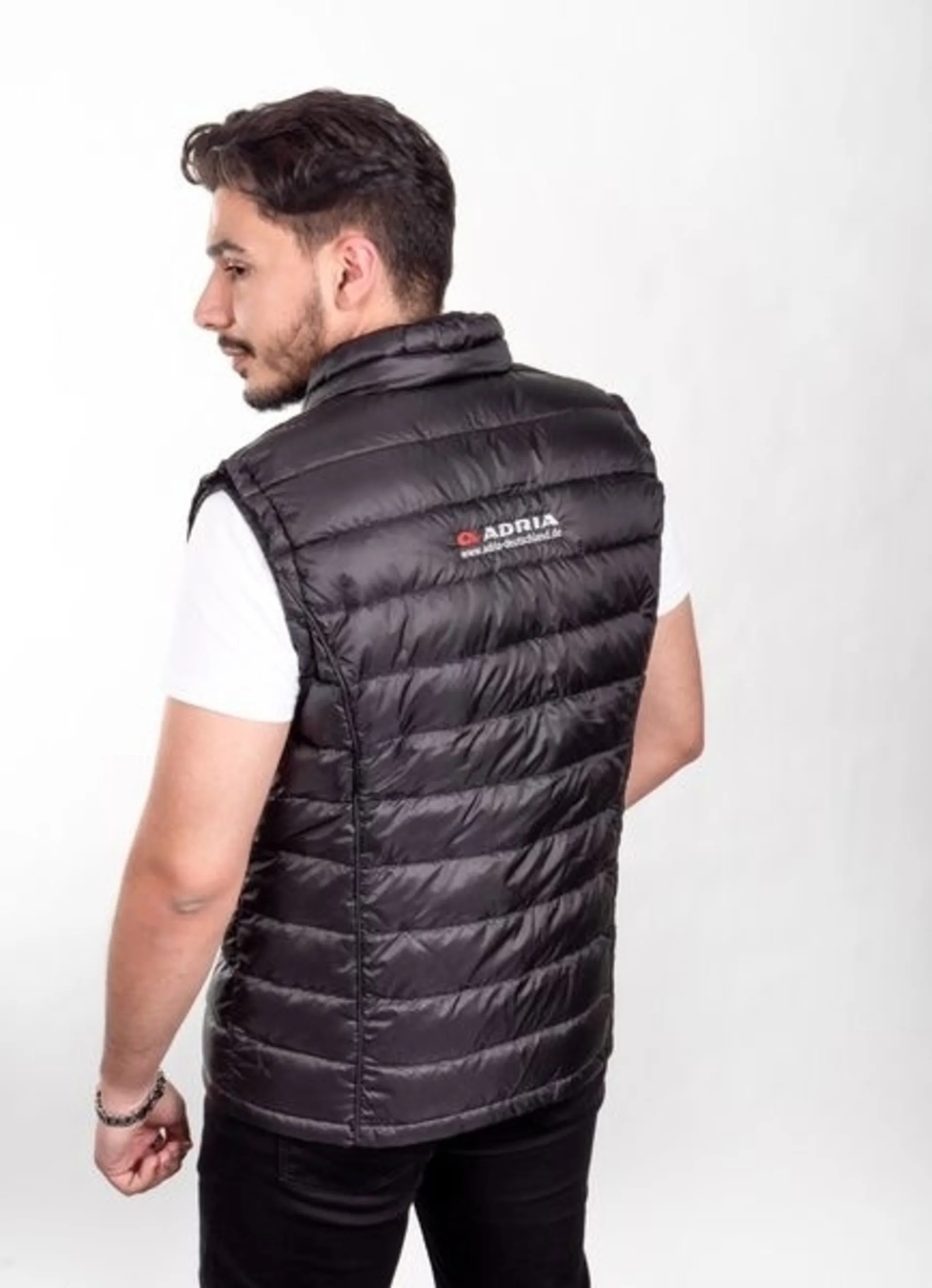 Adria Herrenweste in Schwarz, Grösse XXXL