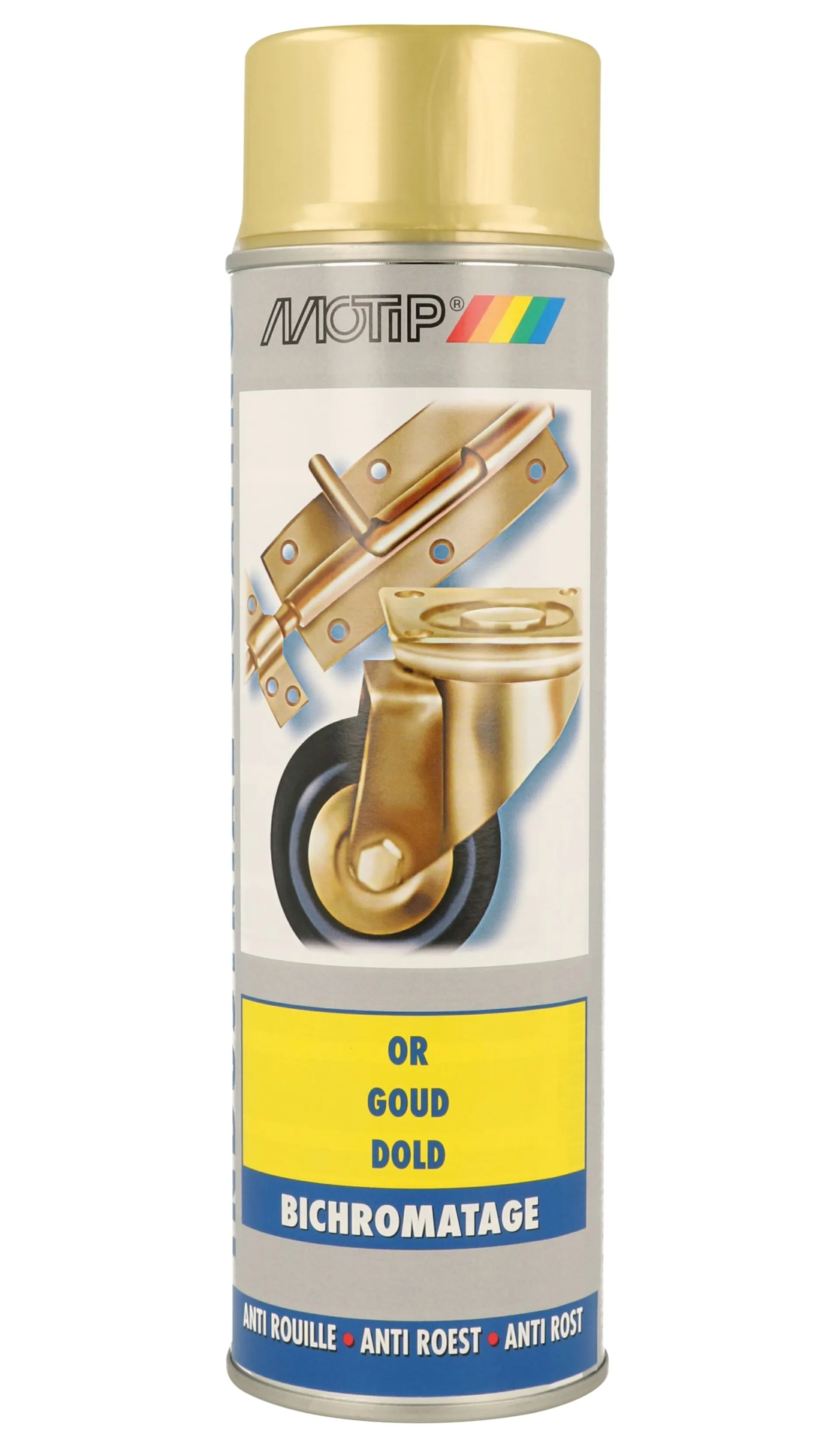 MoTip - Spray de chromage bicolore, 500 ml Pour réparer les petits dommages MoTip - Spray de chromage bicolore, 500 ml Pour réparer les petits dommages
