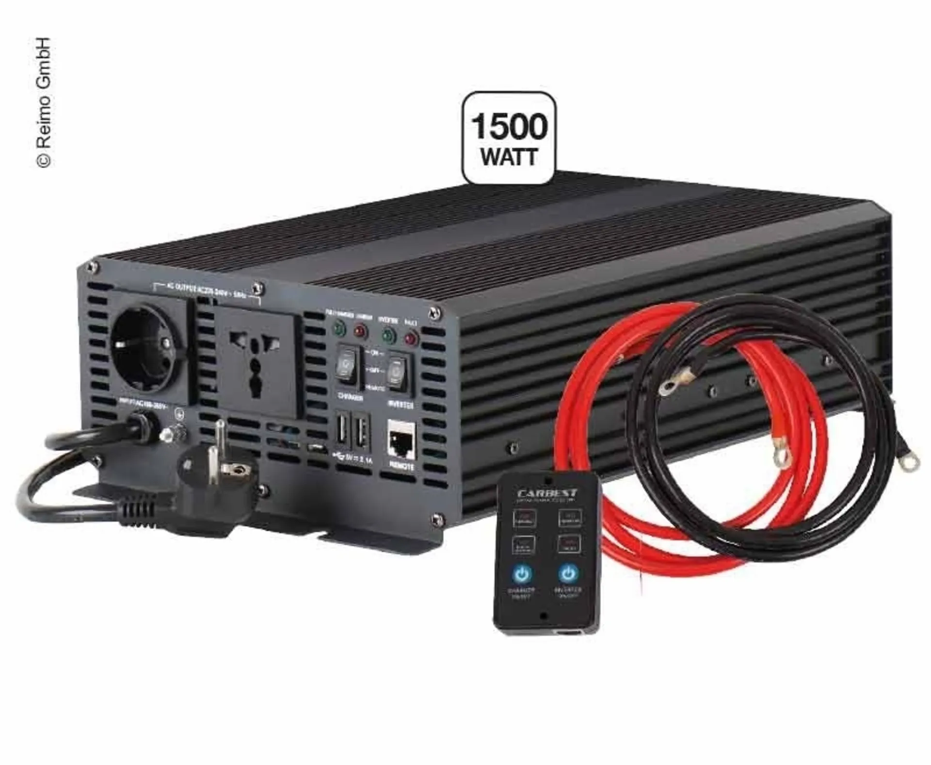 Carbest Sinus Power Inverter avec priorité au réseau - 1000 Watt