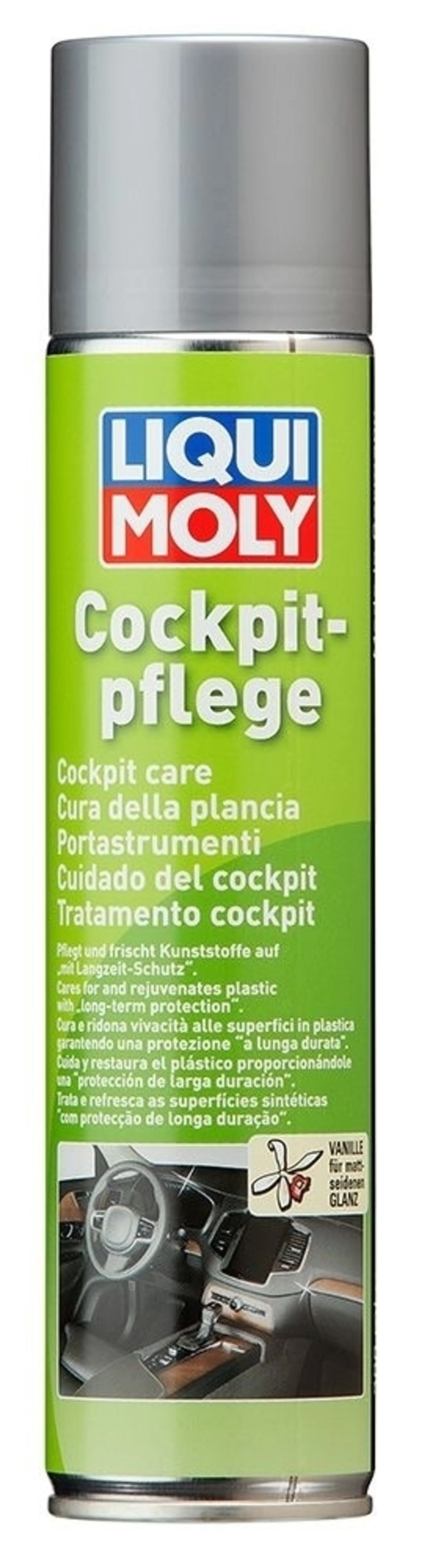 LIQUI MOLY Cockpit-Pflege-Spray, Citrus Cockpitreiniger mit Citrus Aroma