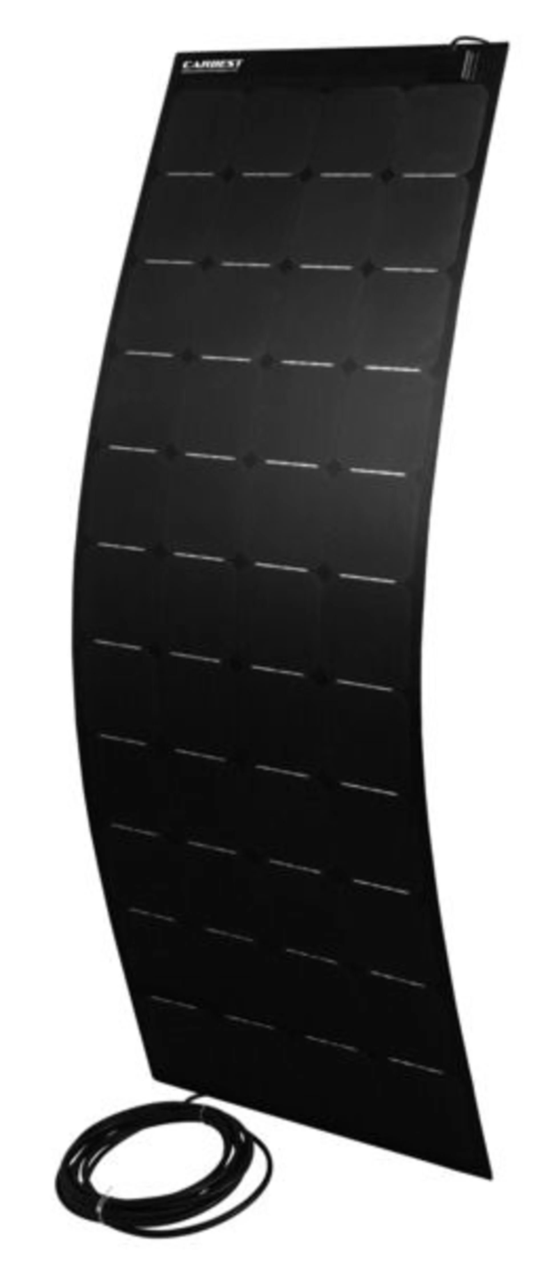 Flexibles Solarpanel 150W schwarz - ETFE+Fiberglas, 1360x540x3mm, inkl, 8m Kabel (Flex Panel 150 PRO)