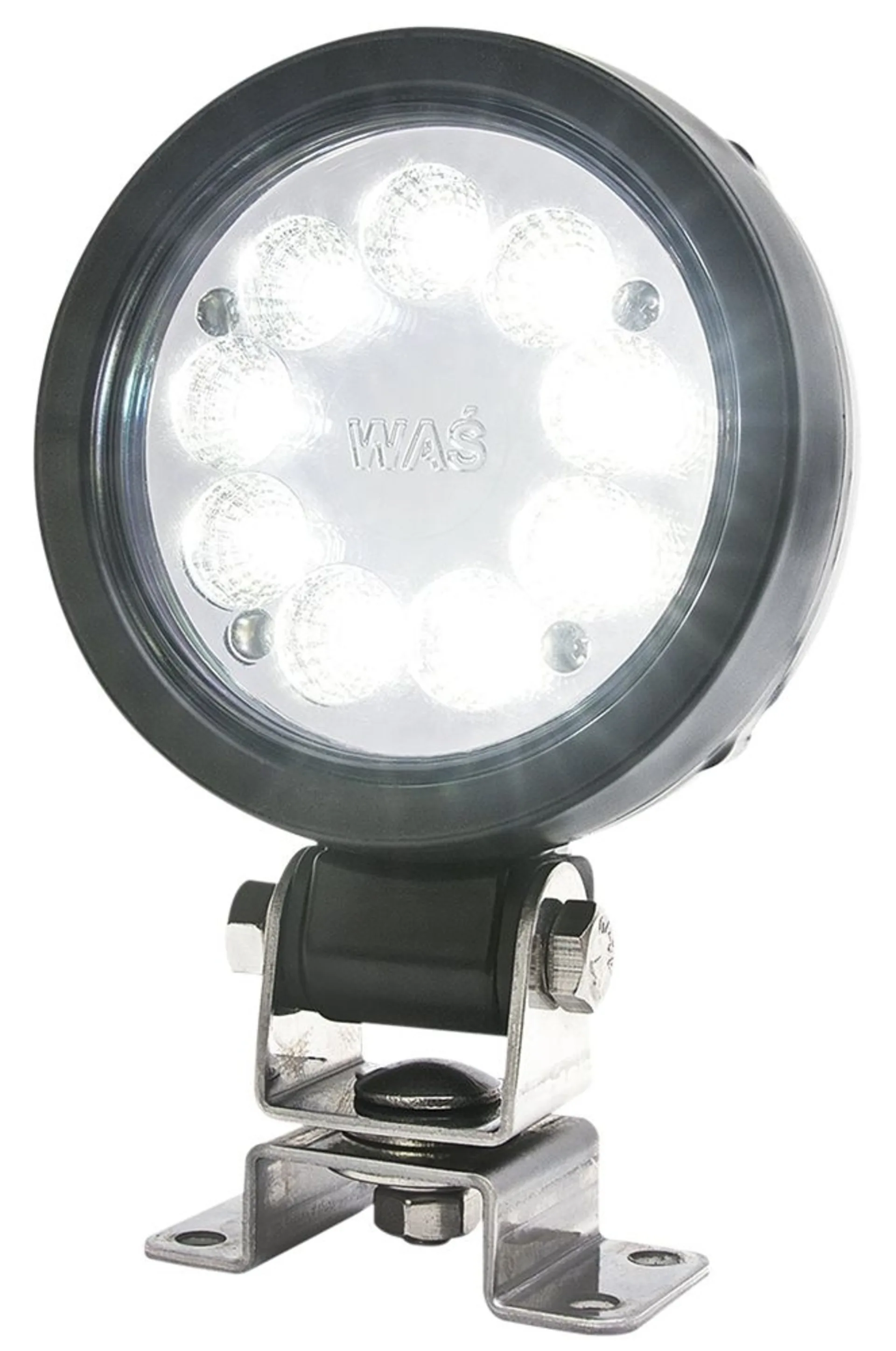 WAS - LED-Arbeitsscheinw. 4’000 lm, Flutlicht ø 108 x 46 mm, 4’000 Lumen, IP68, 12 - 70 V, 36 W