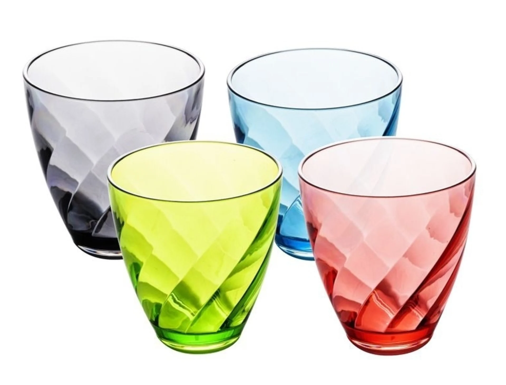 Burano Gläser-Set - Farbenfrohe Vielfalt trifft Design