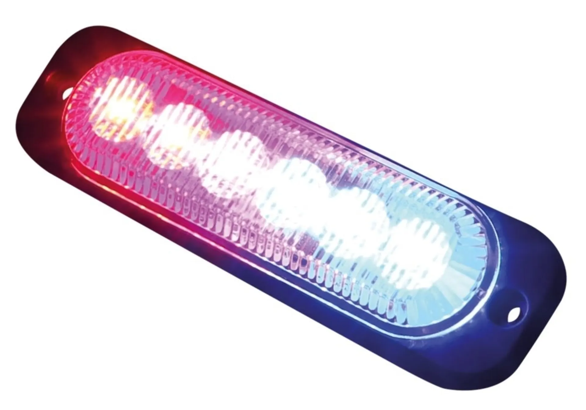 LED-Blitzleuchte blau-rot, 12/24V