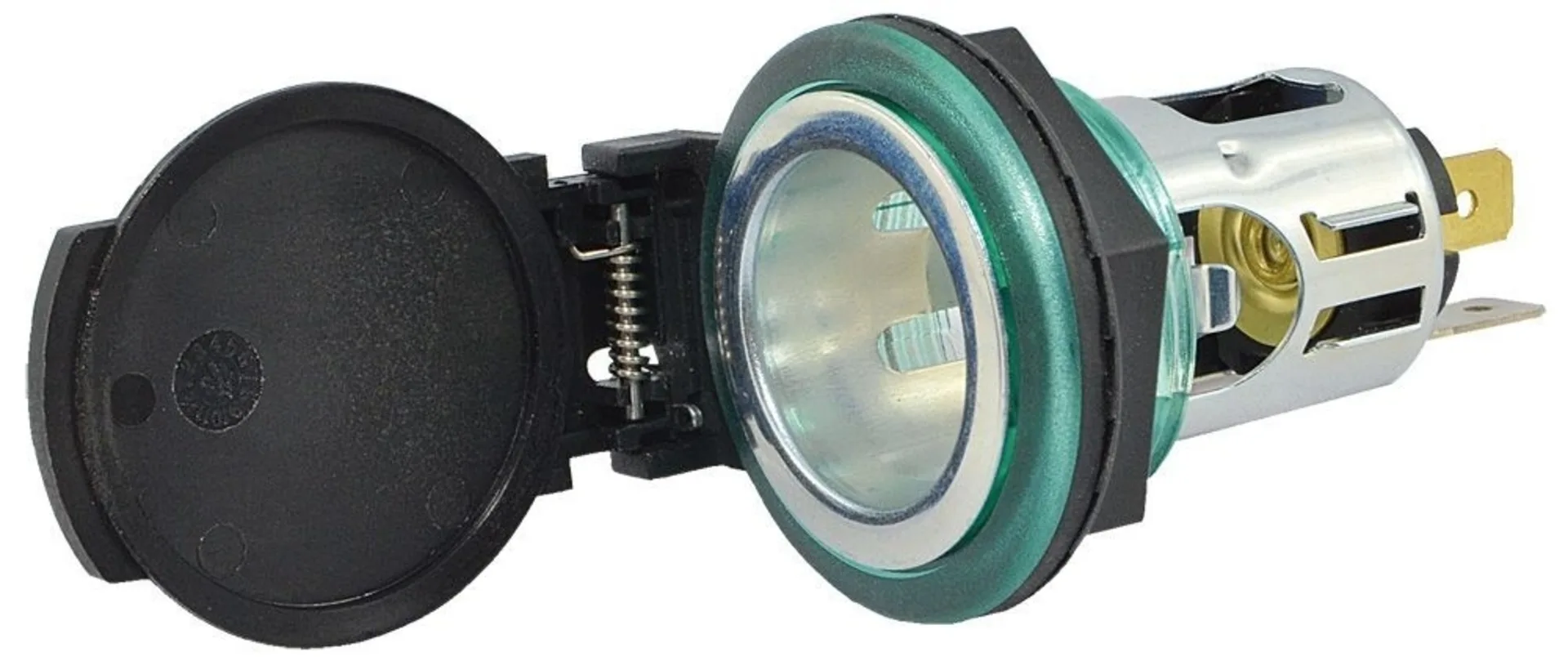 Baas - Powersteckdose für Zigarren-Anzünder 20 Amp. !!! 12/24V, mit Federklappdeckel