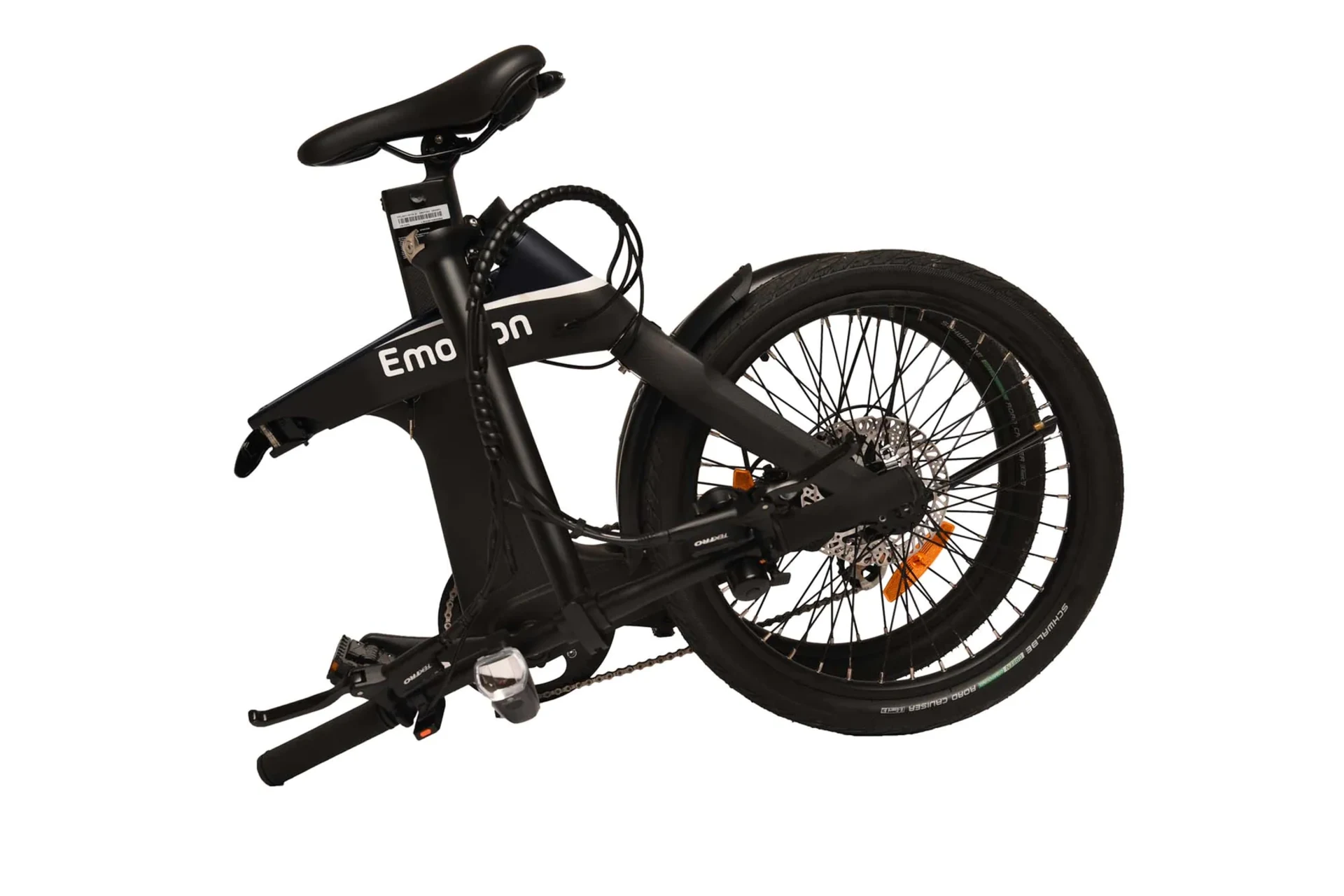 Emovion Lifty - vélo électrique pliable en carbone noir