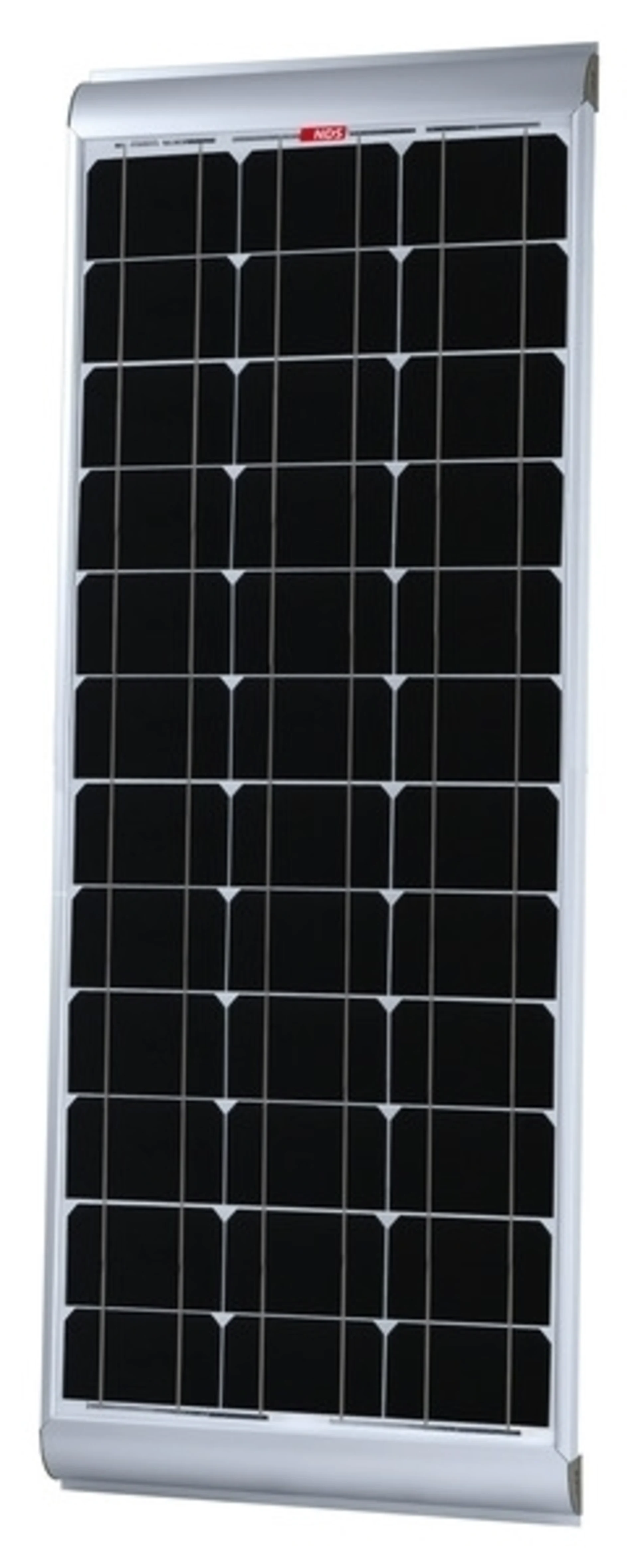 Système solaire mobile avec spoiler et module solaire monocristallin de 100W