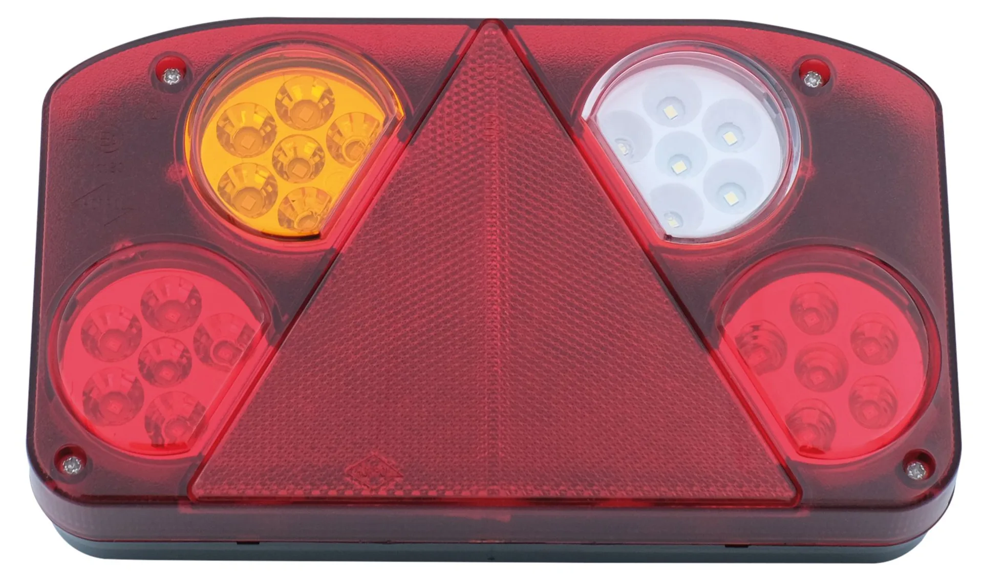 Horpol - LED Schlussleuchte 12/24 V links 238 x 138 mm, IP55 mit RFL und NSL