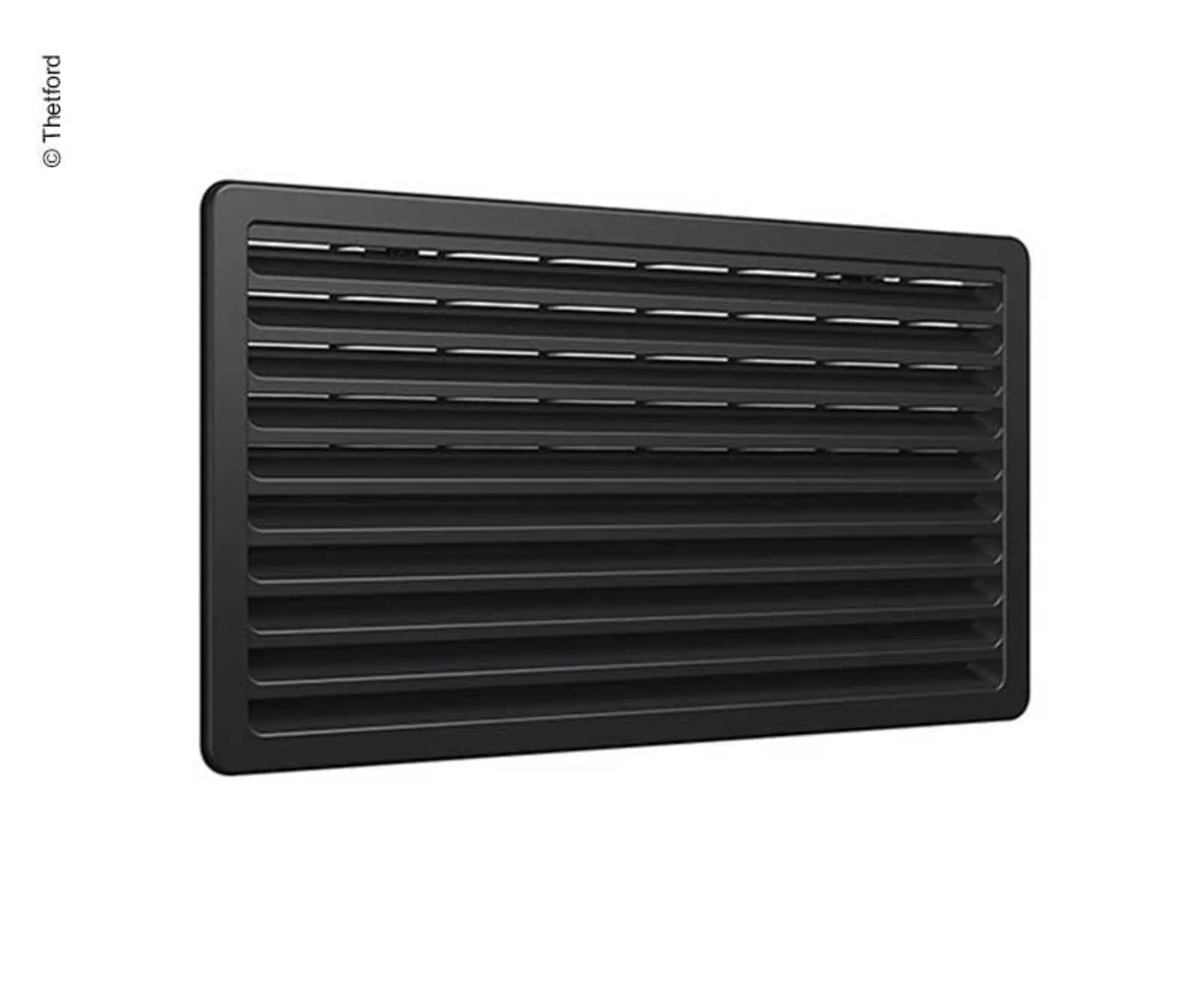 Grille d'aération pour réfrigérateur Thetford - grande, noire (488x248mm)
