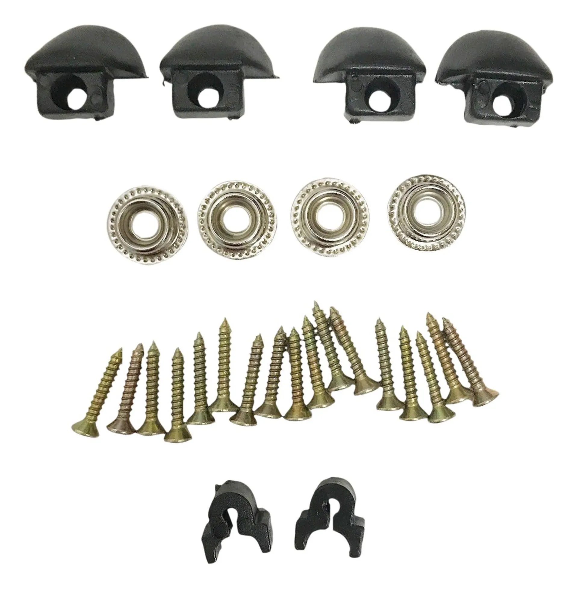 Kiravans Rideau set 2 pièces pour VW T5 / T6 centre droit porte coulissante standard noir