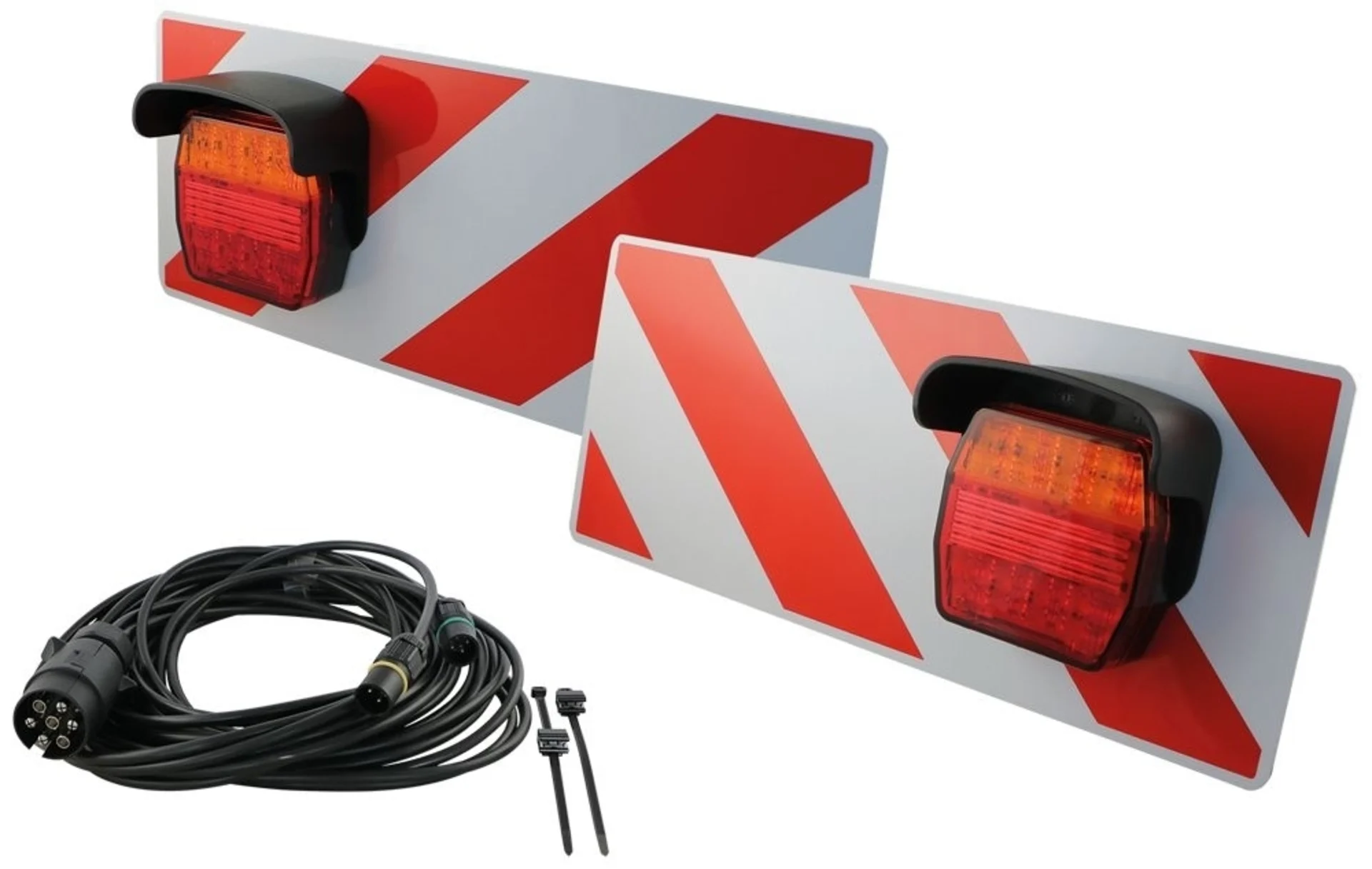 Jeu de panneaux d'avertissement avec lampes LED pour grande largeur