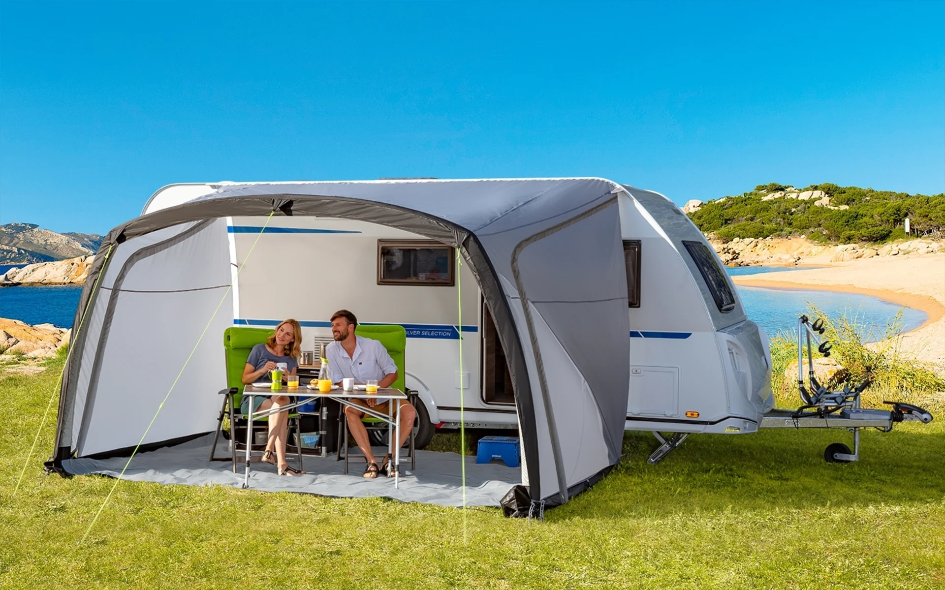 Berger Sombra-Air aufblasbares Sonnenvordach 400 cm