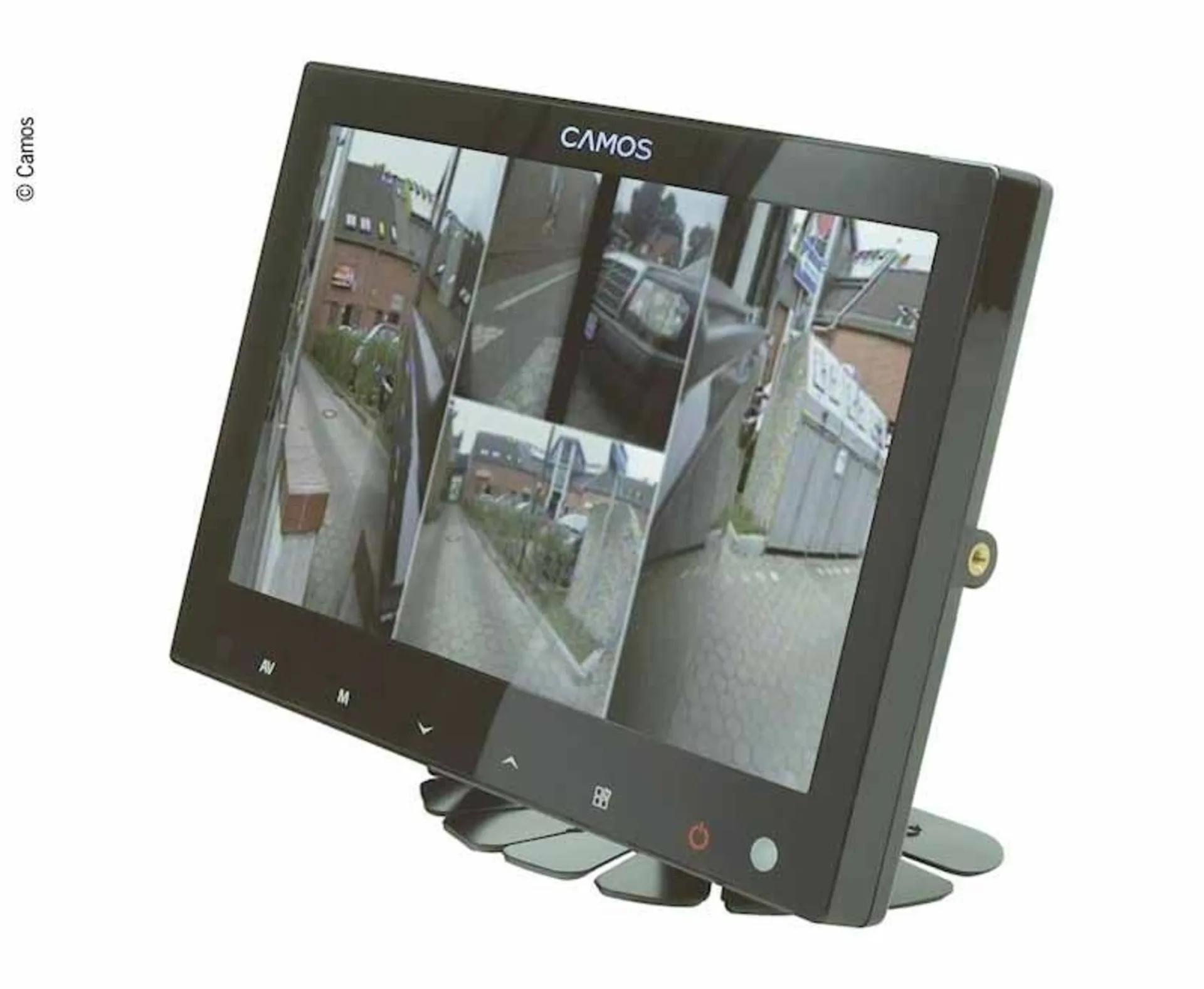 Rückfahrmonitor mit 7 Zoll TFT LCD Display und 4-fach Split: Camos CM-709M2