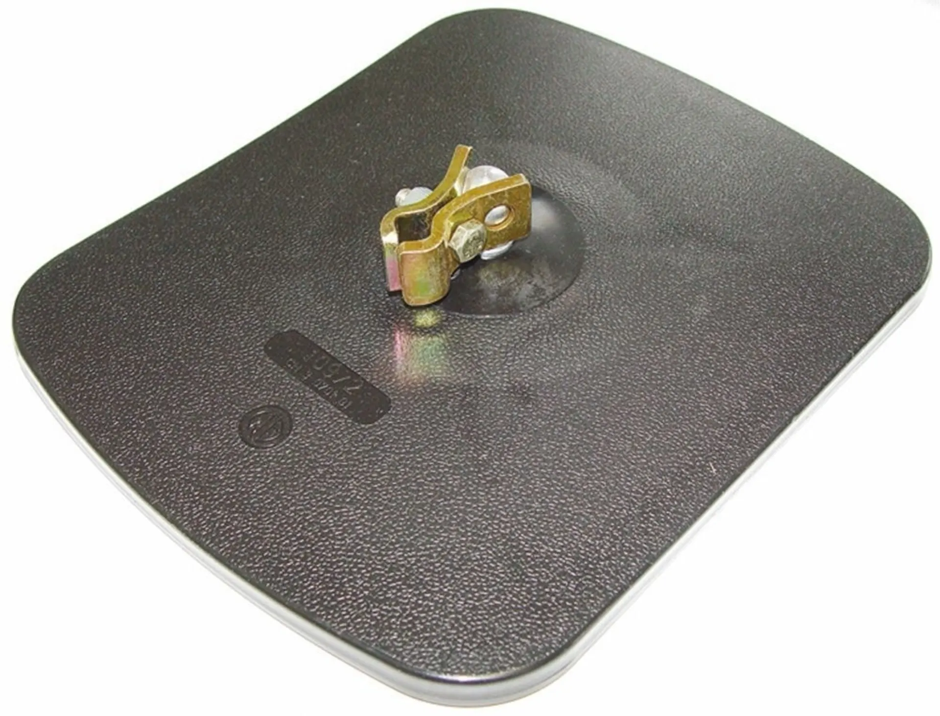 WBC-Spiegel schwarz 224 x 184mm 224 x 184mm / Klemme: ø 10-14mm