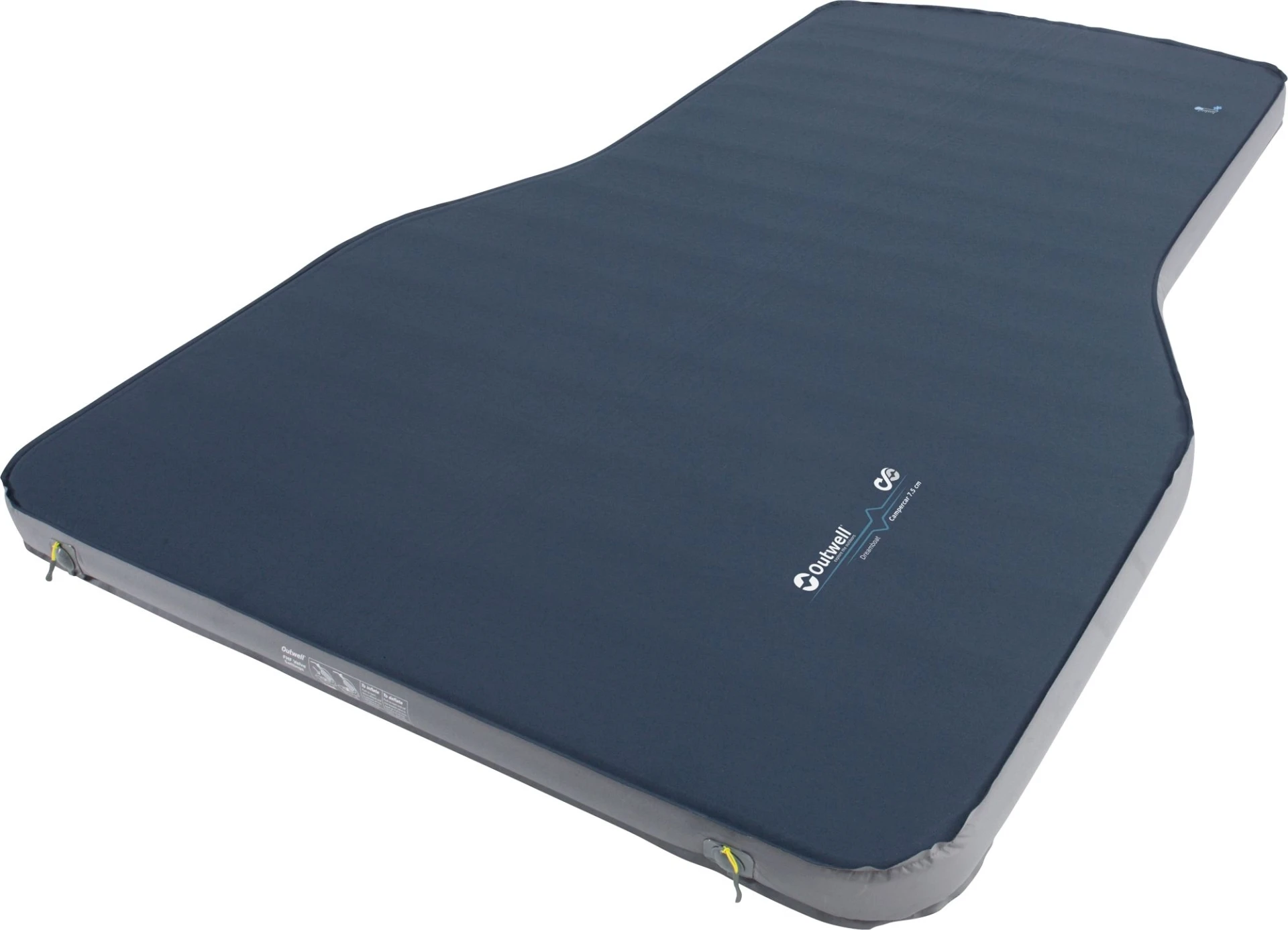 Matelas de camping Outwell Dreamboat Campercar / matelas autogonflant 193 x 132 cm pour Tesla Y / Skoda Enyaq