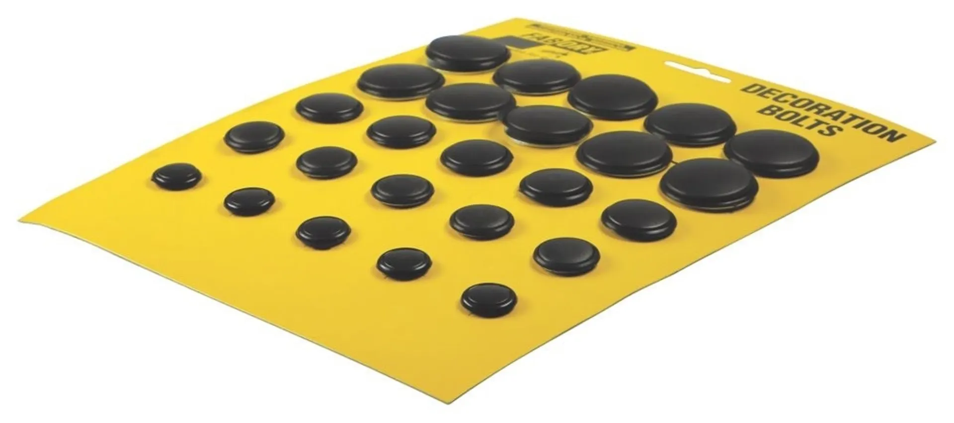 Abdeckschrauben schwarz assort. 5xø17mm/5xø21mm/5xø24mm/10xø32mm