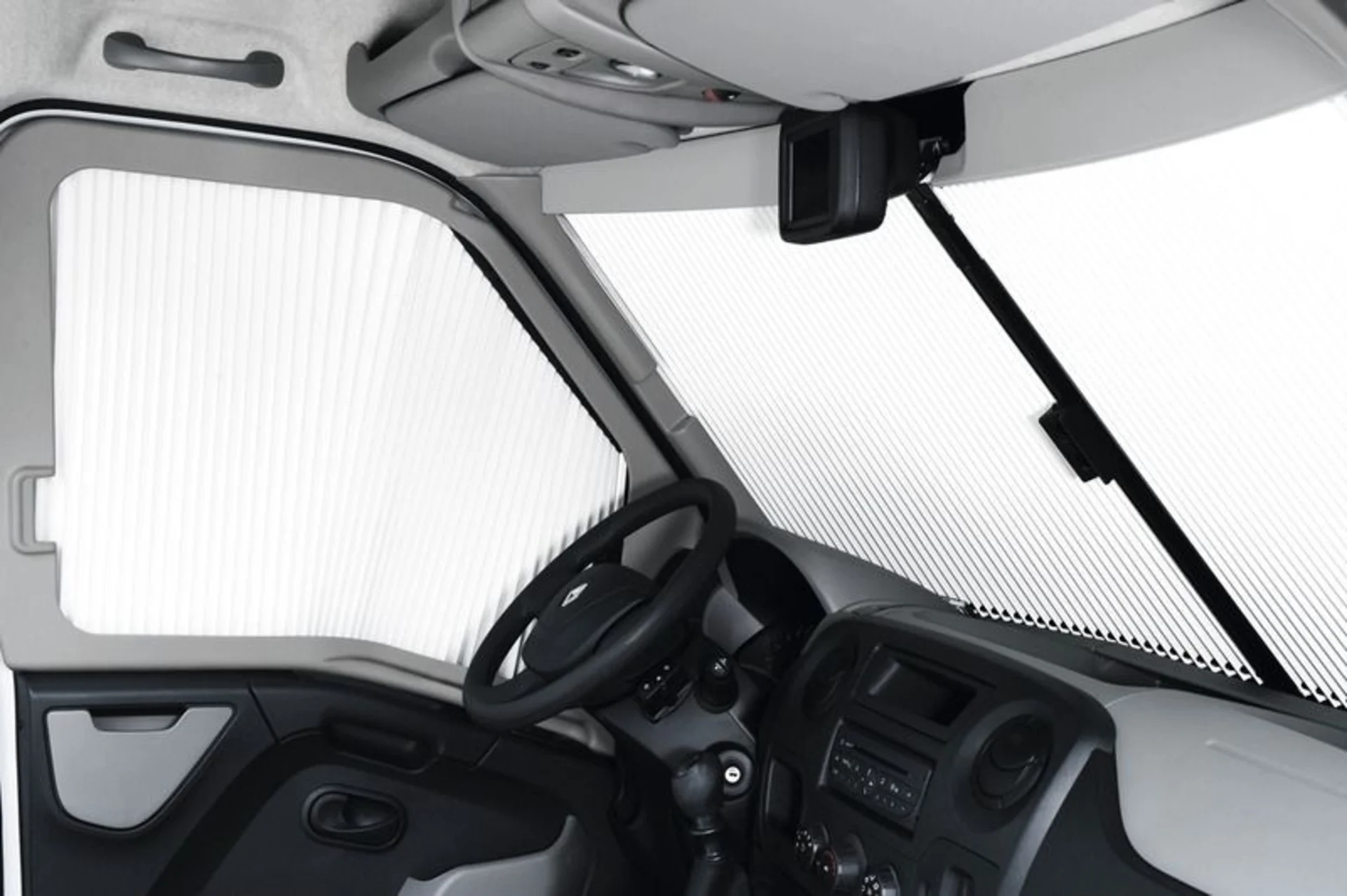 REMIfront Frontscheibenrollo für Renault Master mit oder ohne Innenspiegel