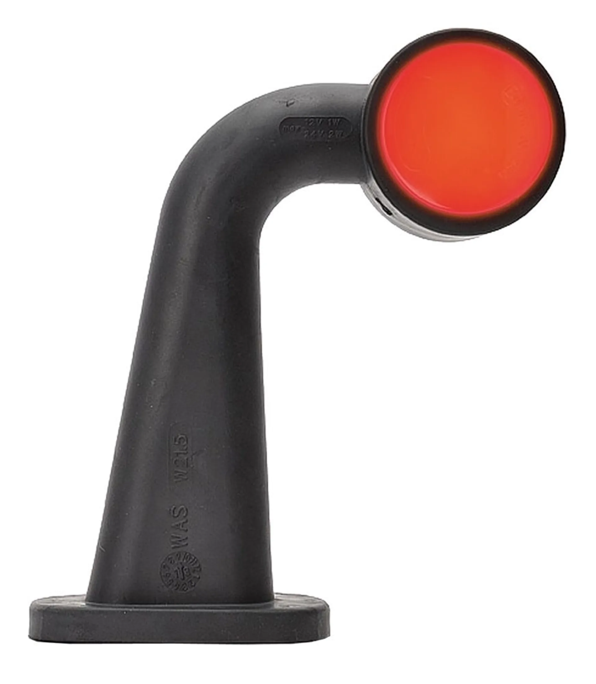 WAS - LED-Umrissleuchte 12/24V L 180x158mm, ** LED mit Neon-Effekt **