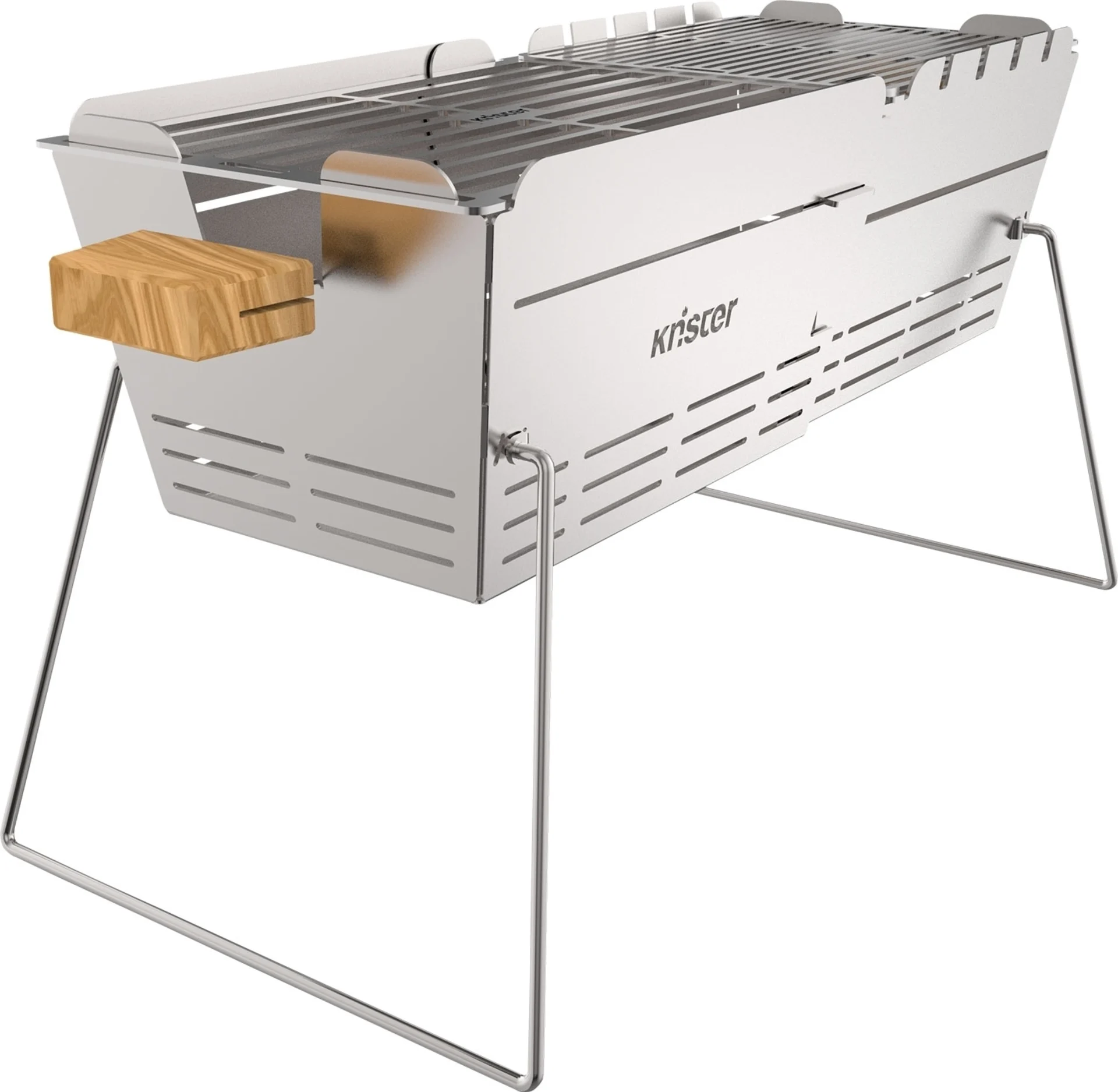 Knister Premium ausziehbarer Holzkohlegrill Knister Premium ausziehbarer Holzkohlegrill