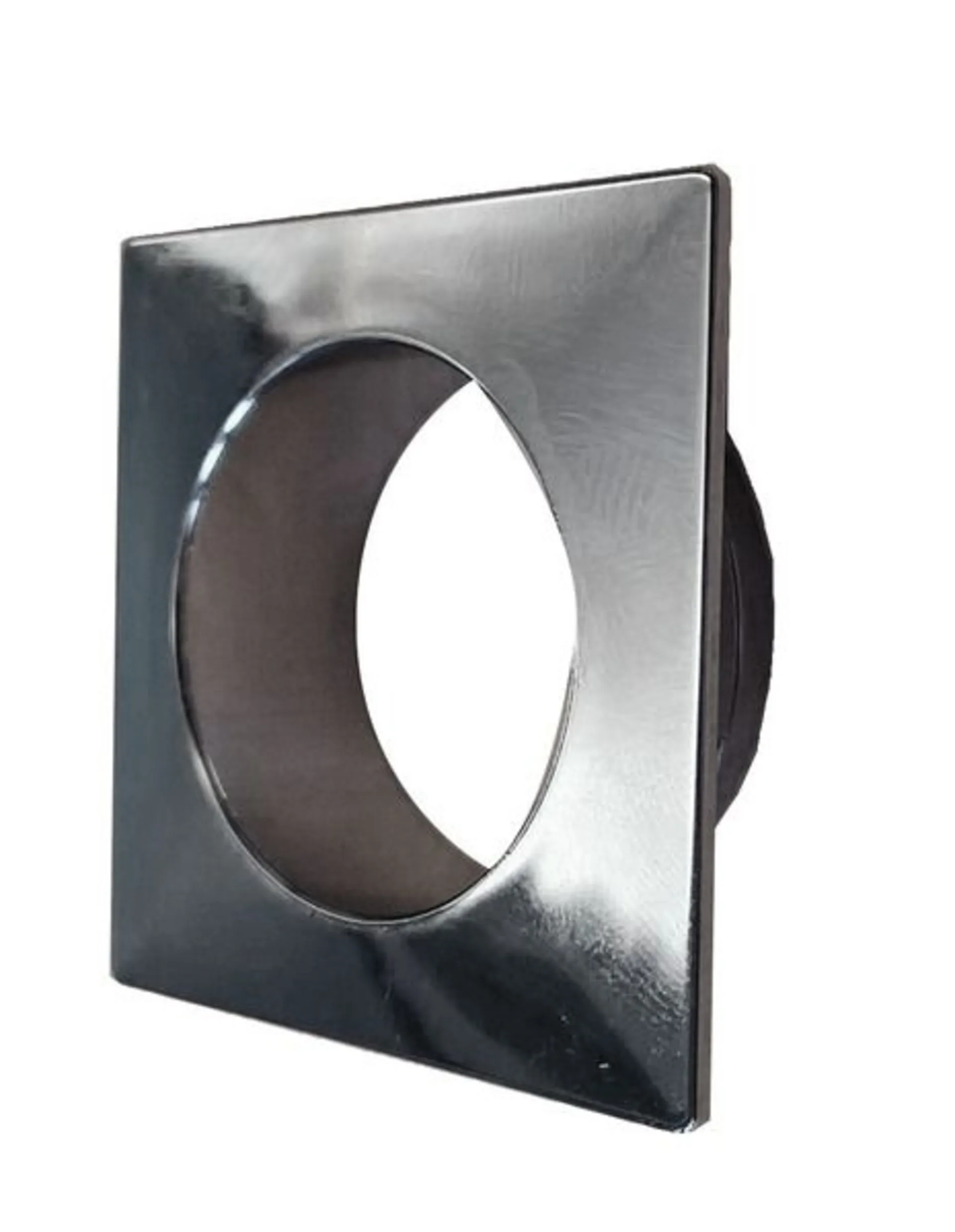Quadratische Push Lock Rosette - Chrompoliert für 19 mm Holzstärke