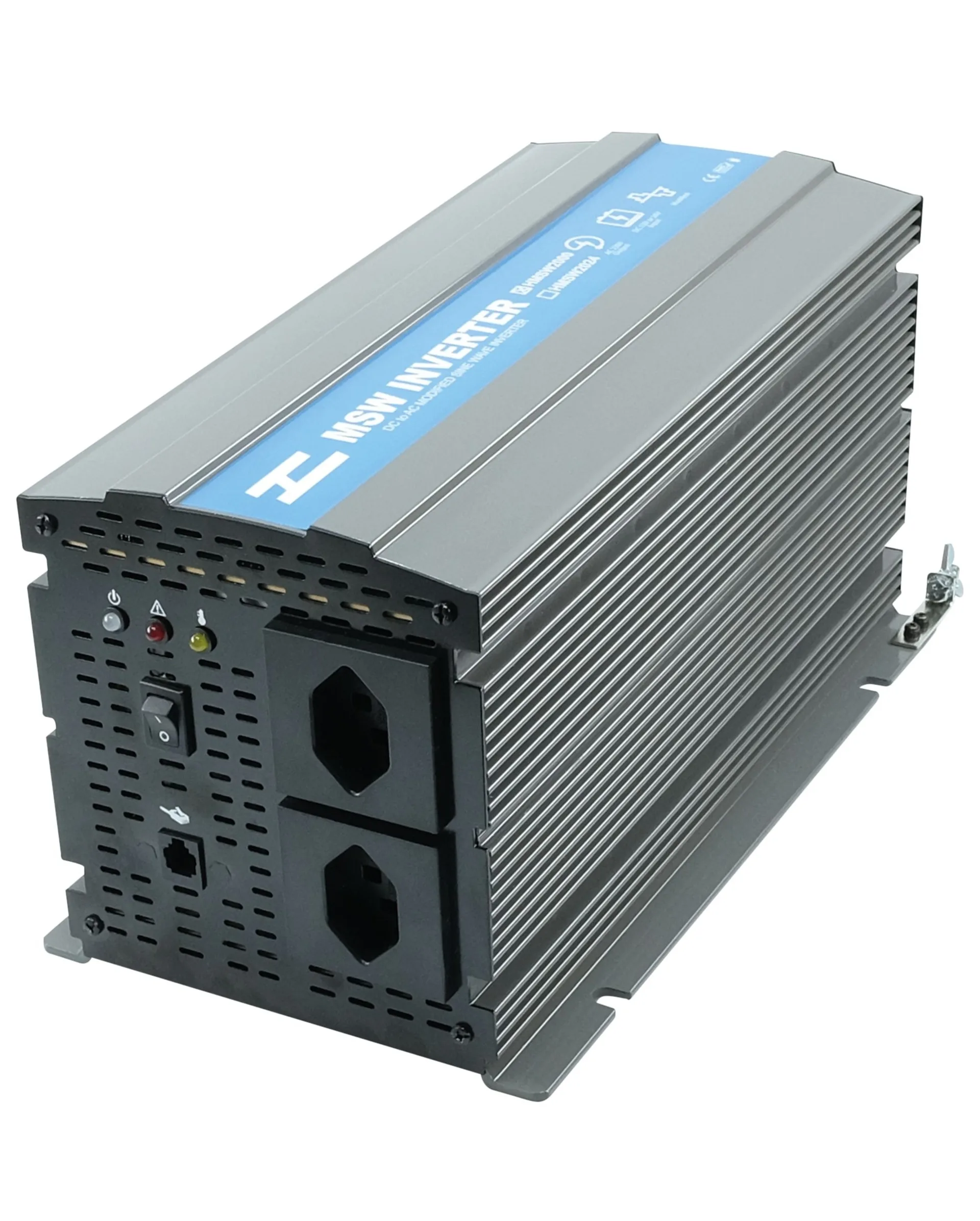 Onduleur 12 -> 230 V, 2 000 W, 340 x 170 x 162 mm, onde sinusoïdale modifiée Onduleur 12 -> 230 V, 2 000 W, 340 x 170 x 162 mm, onde sinusoïdale modifiée