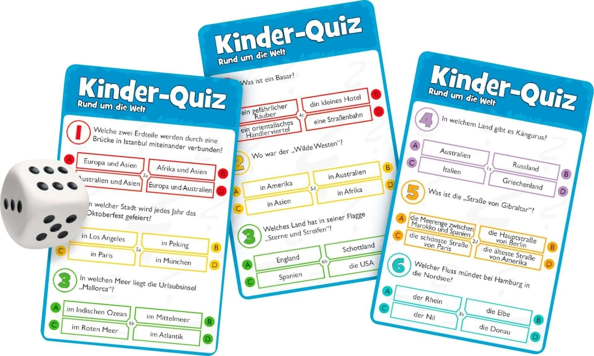 Kinderquiz für schlaue Kids Rund um die Welt