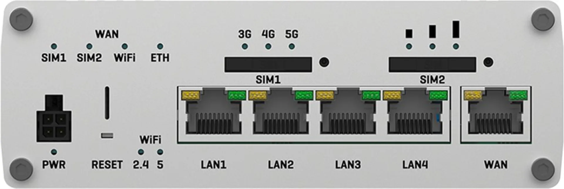 Selfsat 4G / LTE / 5G & WLAN Internet Router Komplettset MWR 5550 bis 3,3 Gbps inkl. 5G Dachantenne schwarz