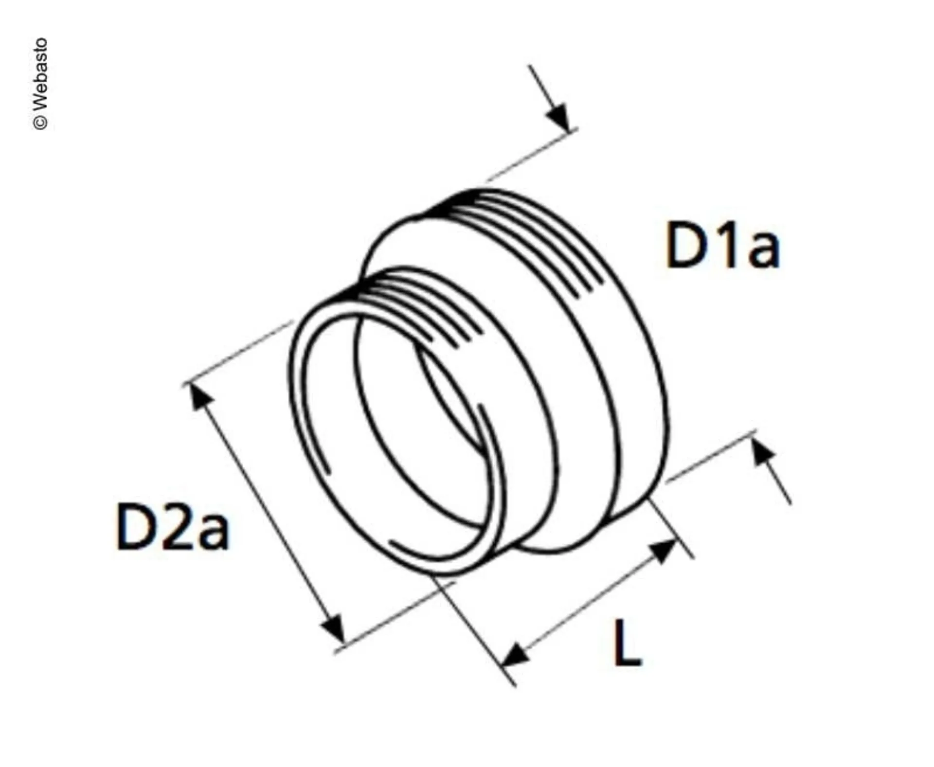Réducteur de 80mm à 55mm