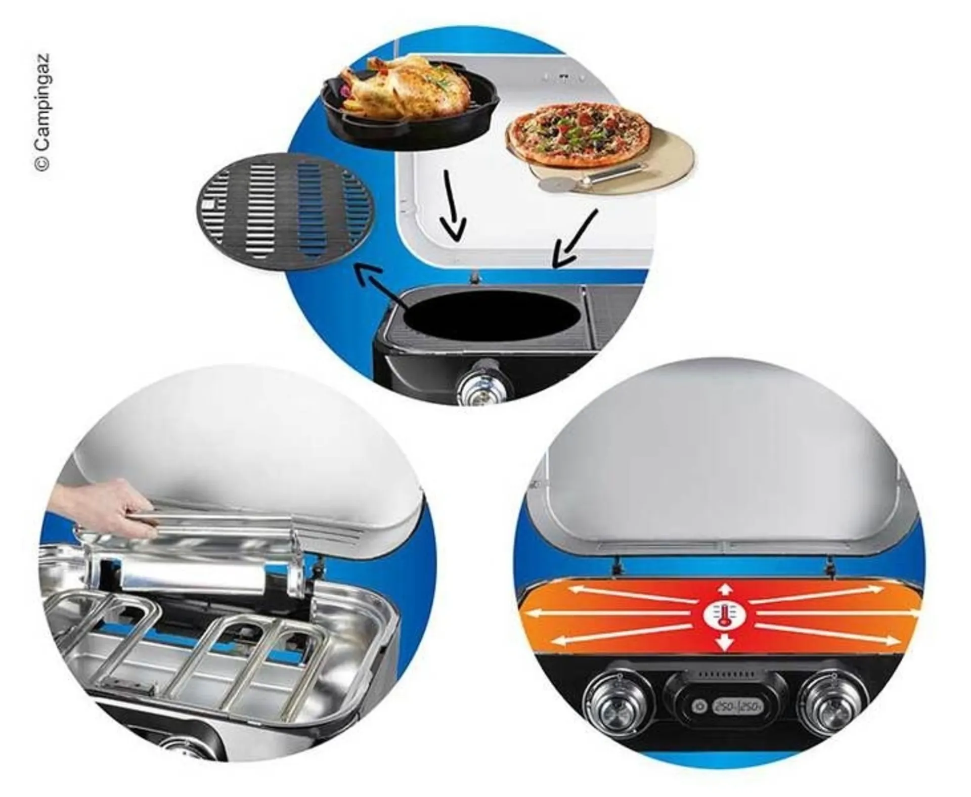 Campingaz Attitude 2100 EX Gasgrill inkl. digitaler Temperaturanzeige 30 mbar