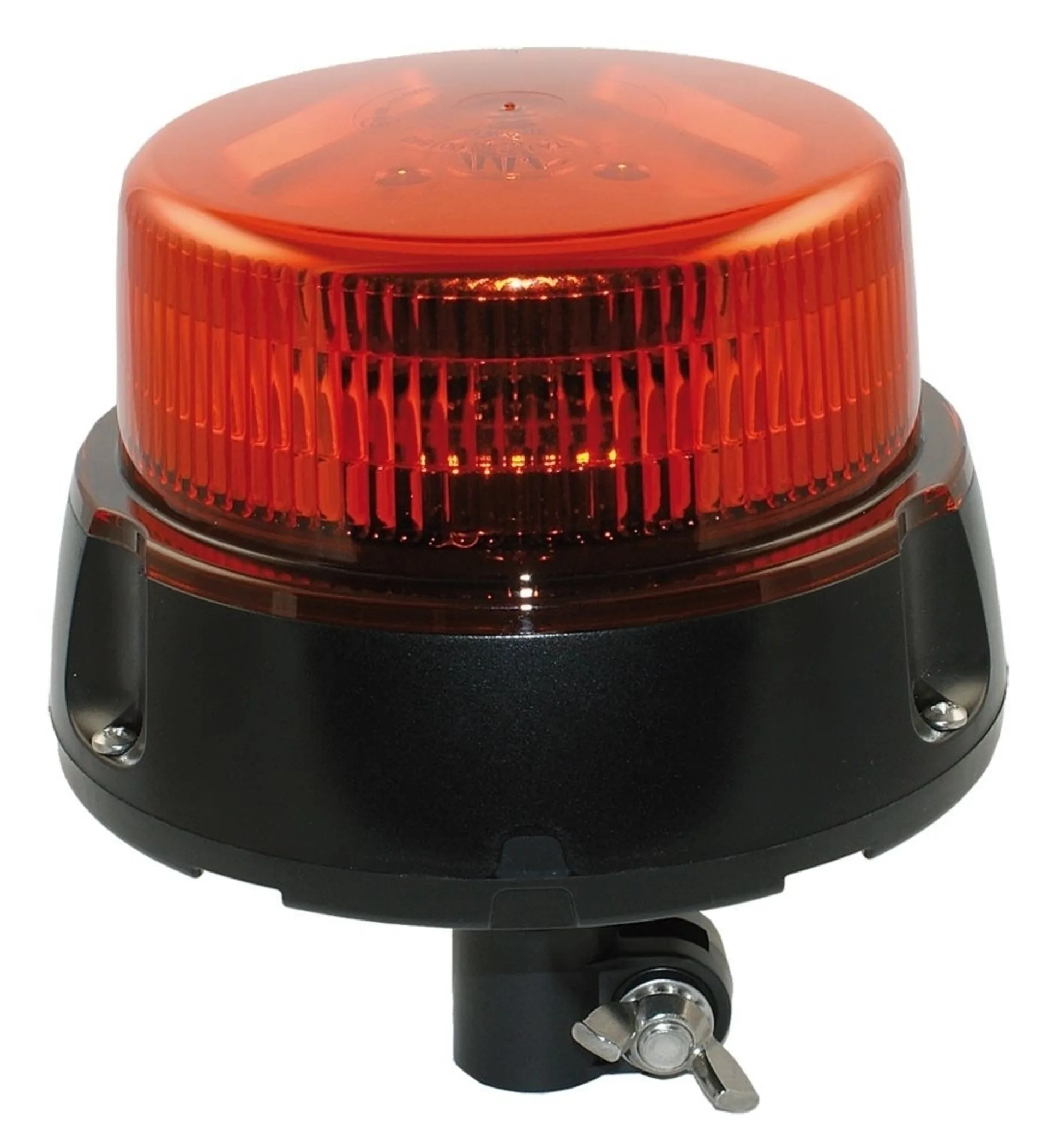 WAS LED-Blitzleuchte 12/24 V gelb ø 162 × 174 mm, IP68, für Aufsteckrohr DIN A