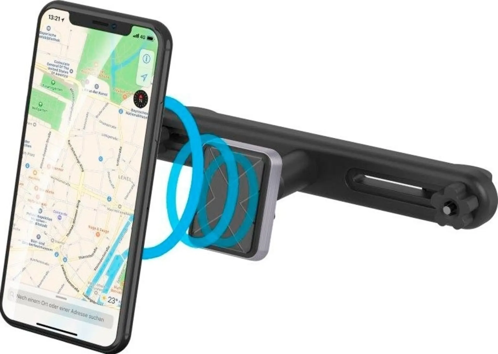 XLayer Magfix Support magnétique pour smartphone et tablette pour appuie-tête XLayer Magfix Support magnétique pour smartphone et tablette pour appuie-tête