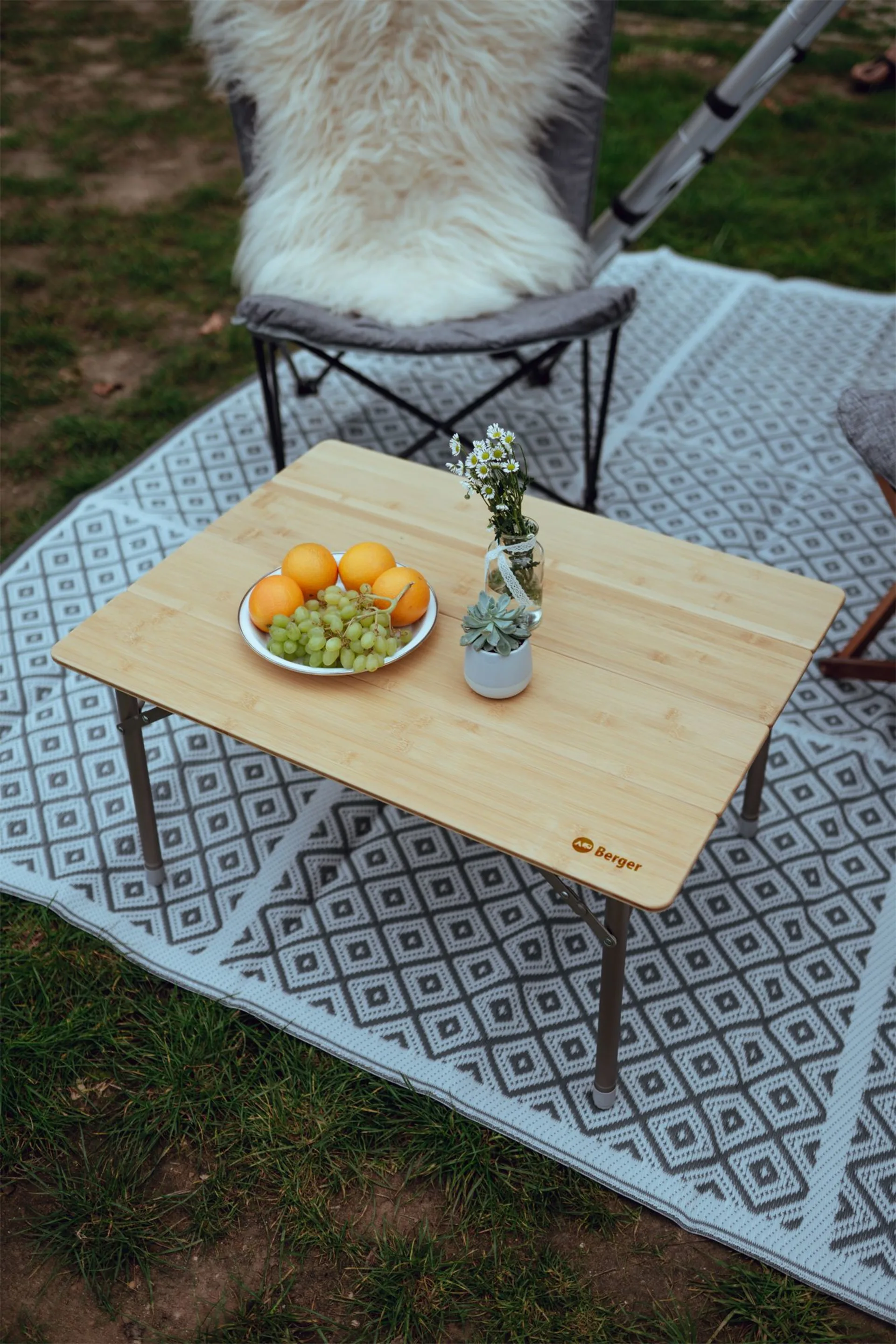 Berger Carry Table pliante 80 x 60 cm