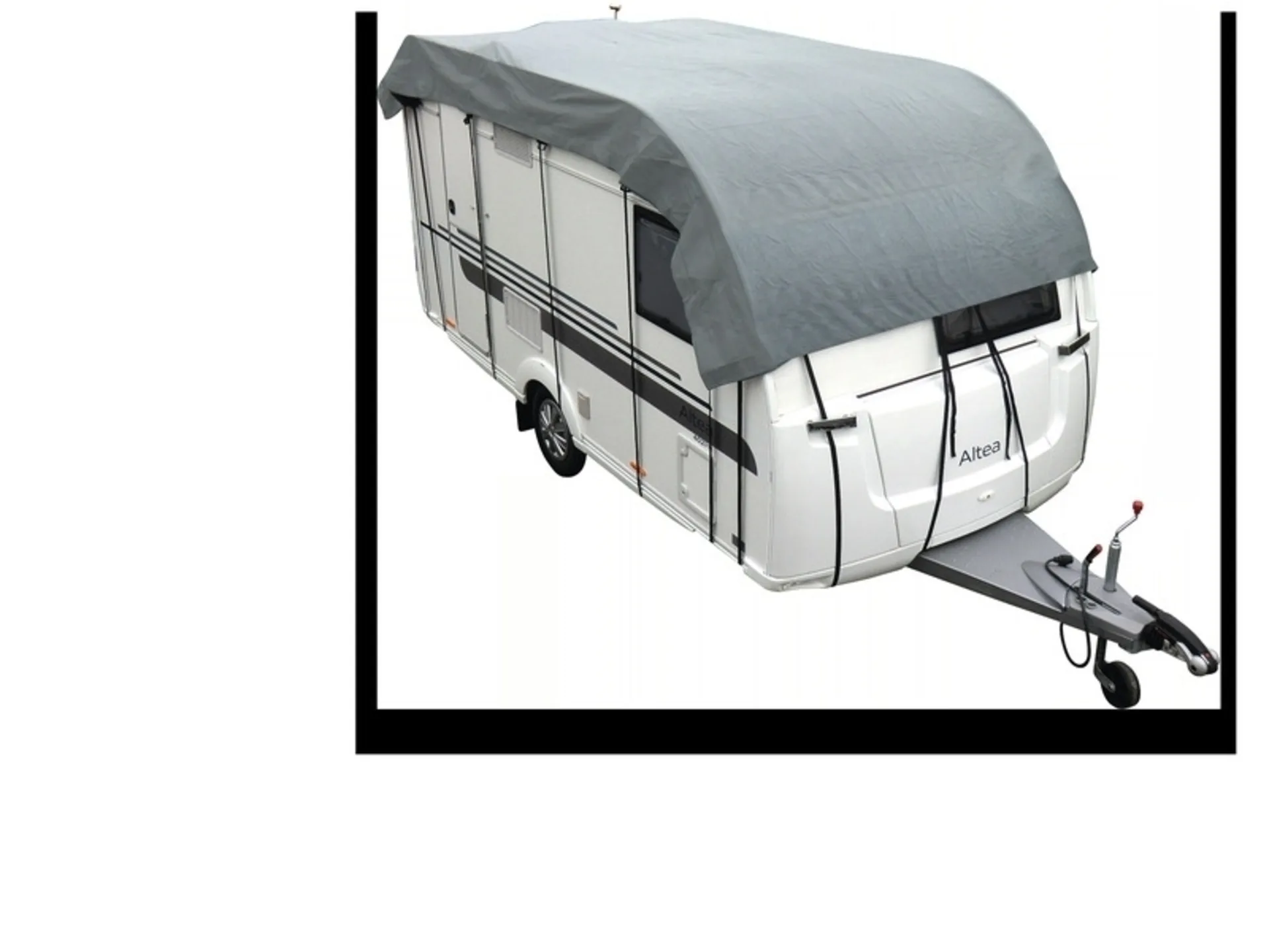 Toit de protection respirant pour caravane, résistant à l'hiver, gris, 755x300cm