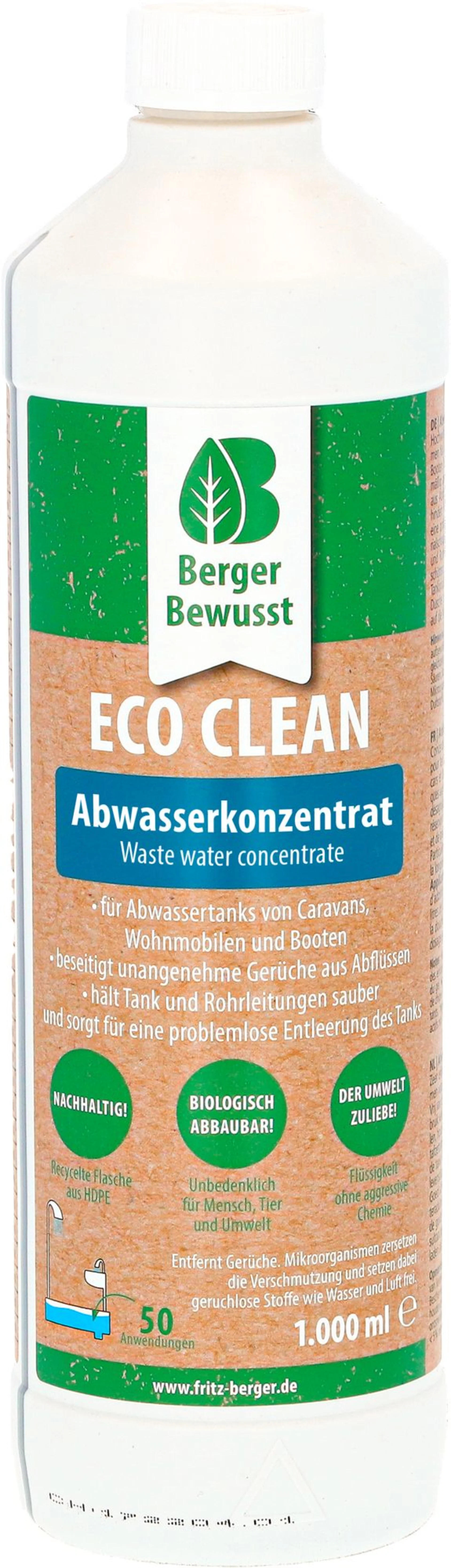 Berger Eco Clean Grauwassertankzusatz 1 Liter